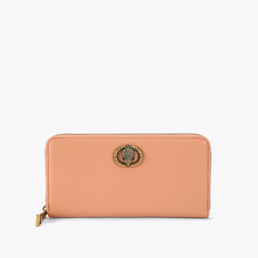 mar911ページ CHELSEA ZIP AROUND W Tan Leather Purse by KURT GEIGER LONDON