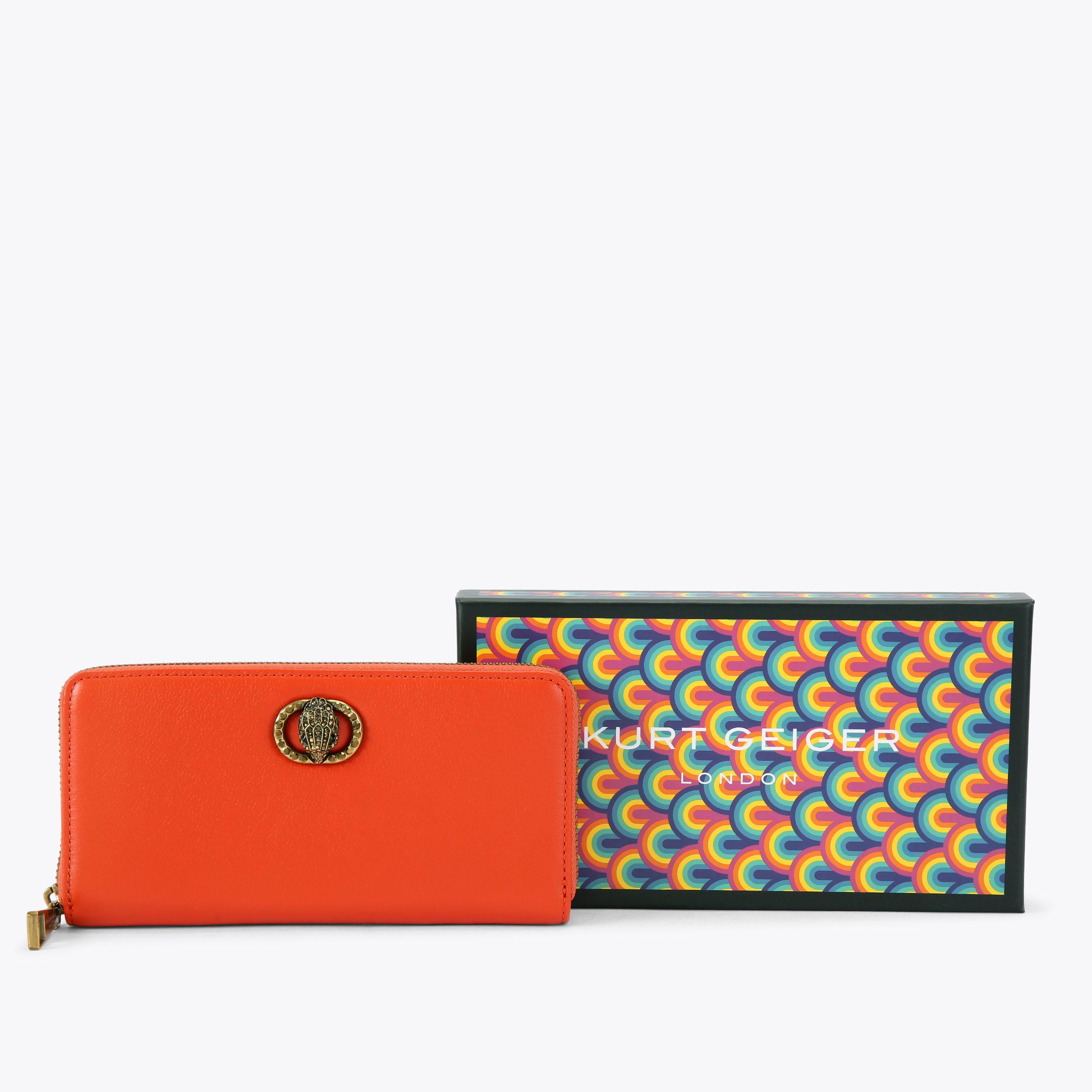 ウォレット chelsea-zip-around-w-orange-