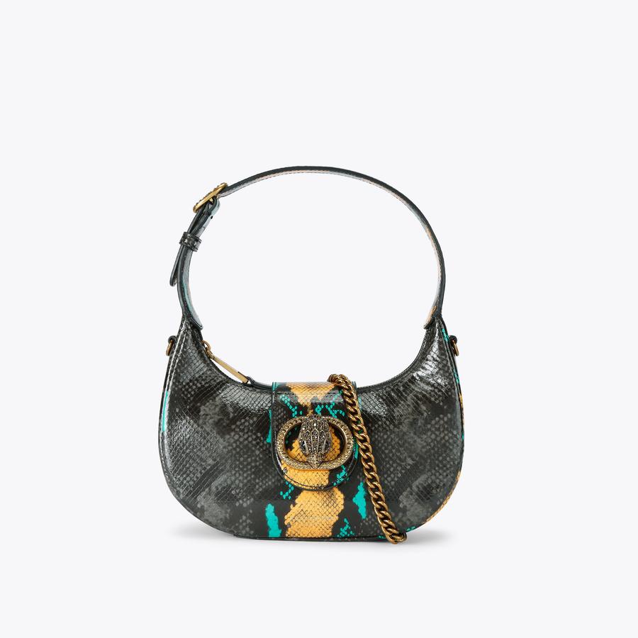 Chelsea Hobo Bag, Snake Print & Embellished | Kurt Geiger