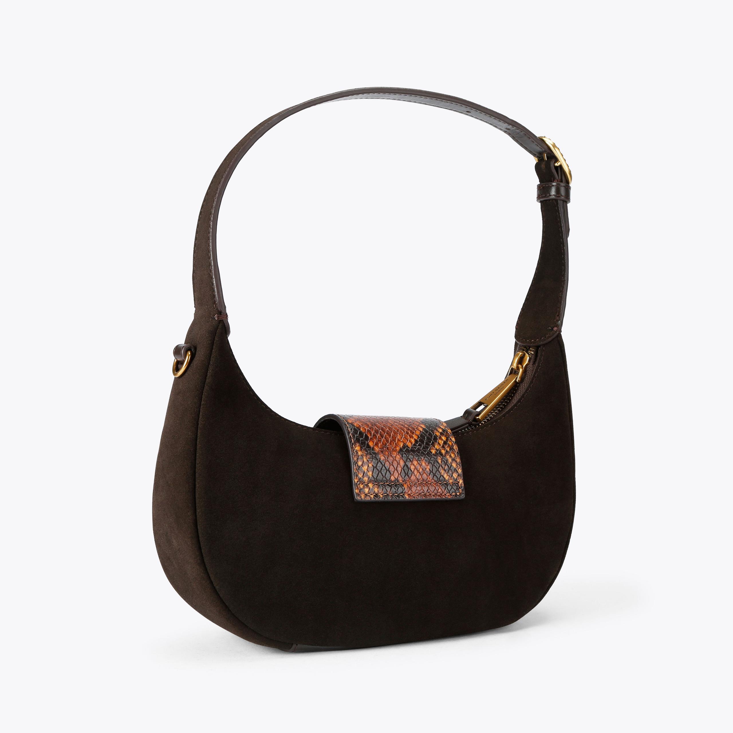 Chelsea Hobo Bag in Suede Leather | Kurt Geiger