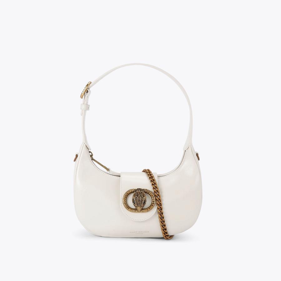 SM CHELSEA HOBO Bone Leather Hobo Purse by KURT GEIGER LONDON