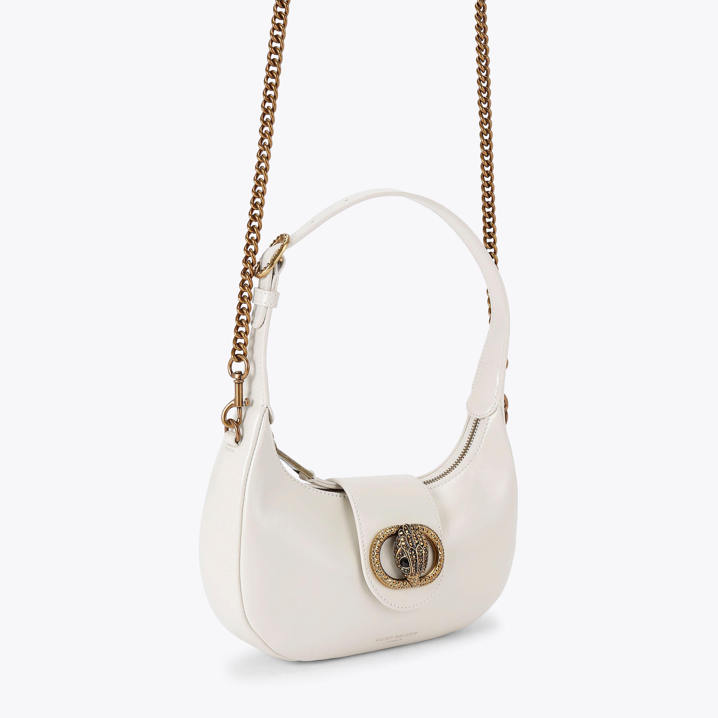 SM CHELSEA HOBO Bone Leather Hobo Purse by KURT GEIGER LONDON