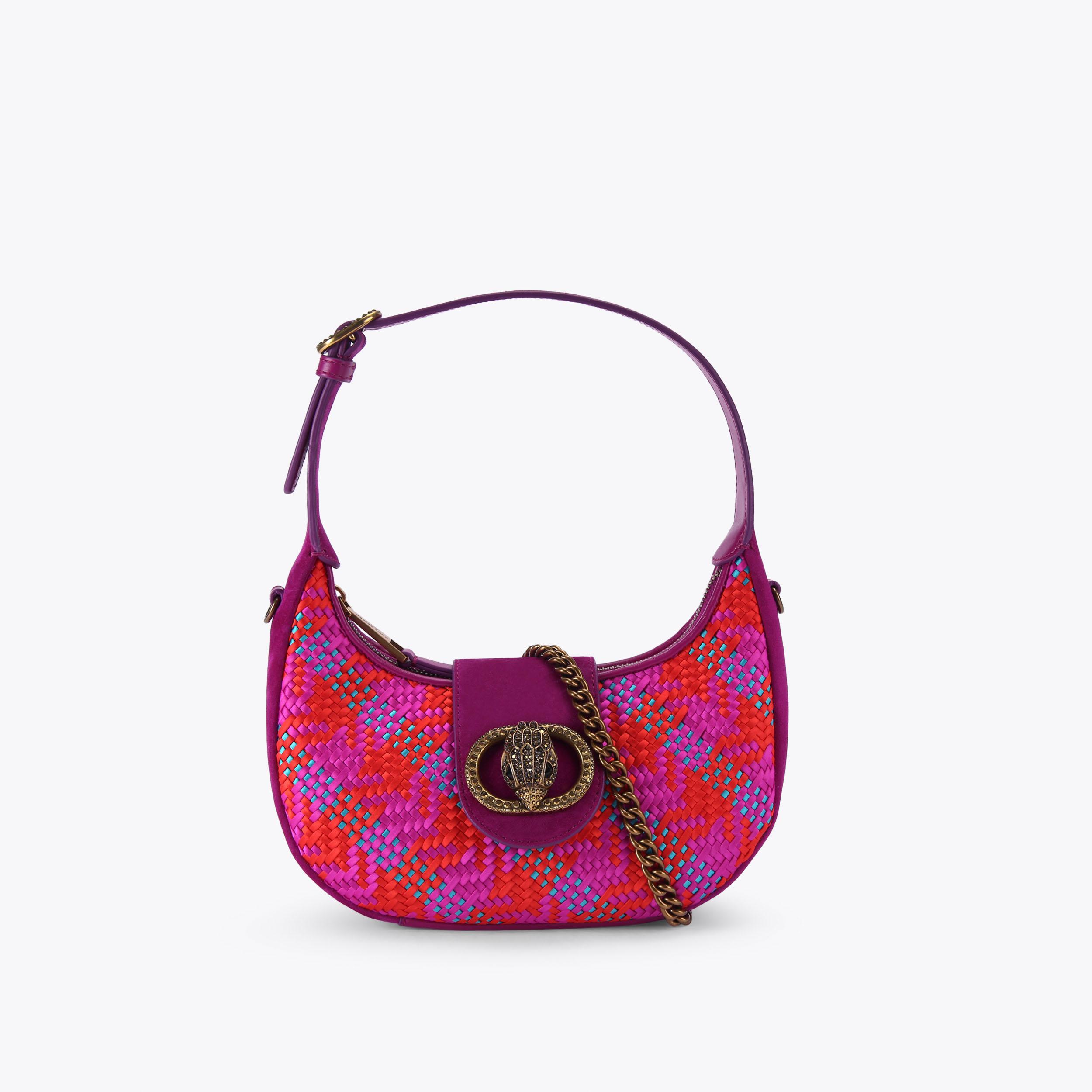 SM CHELSEA HOBO Fuchsia Pink Hobo Purse by KURT GEIGER LONDON