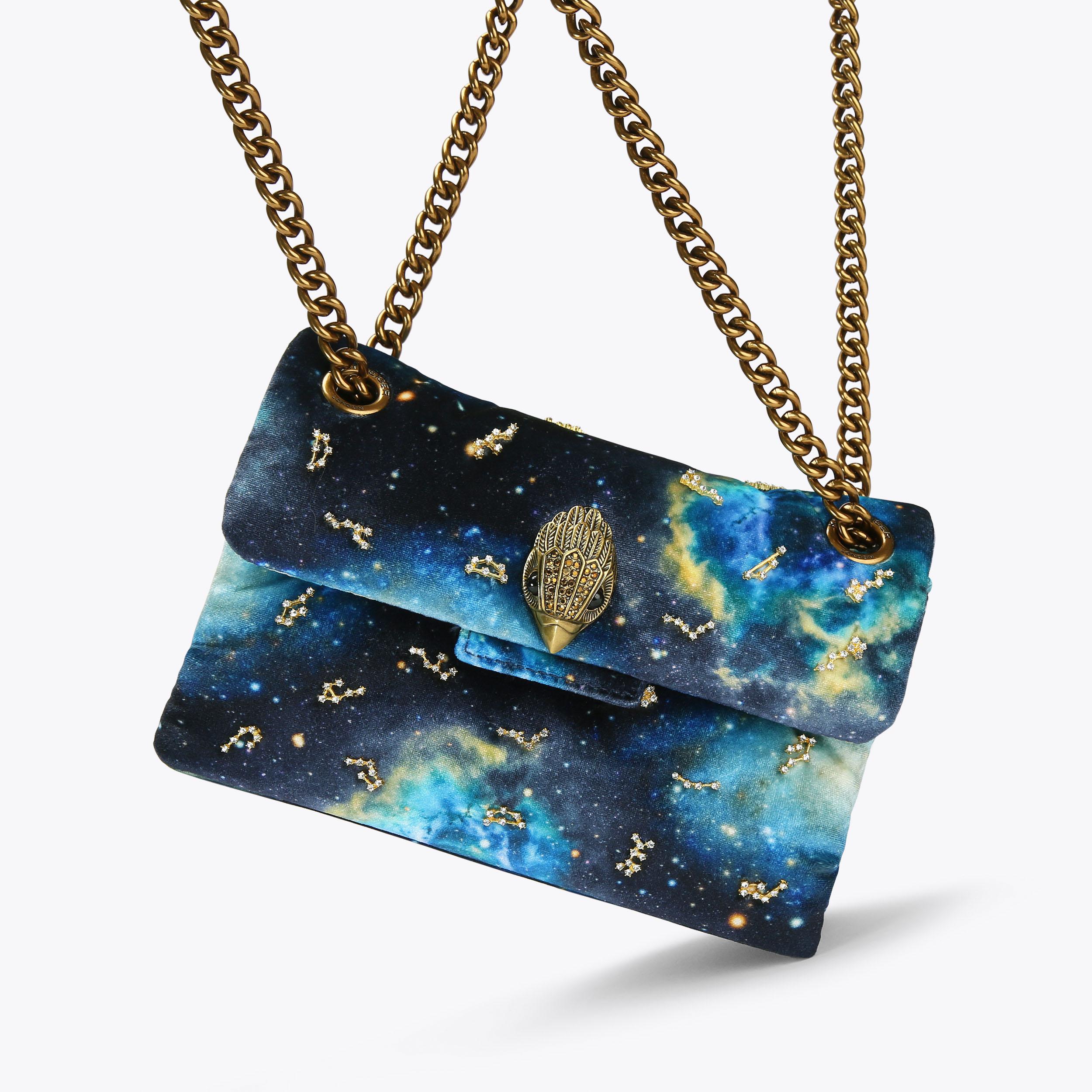 Mini Velvet Kensington Bag