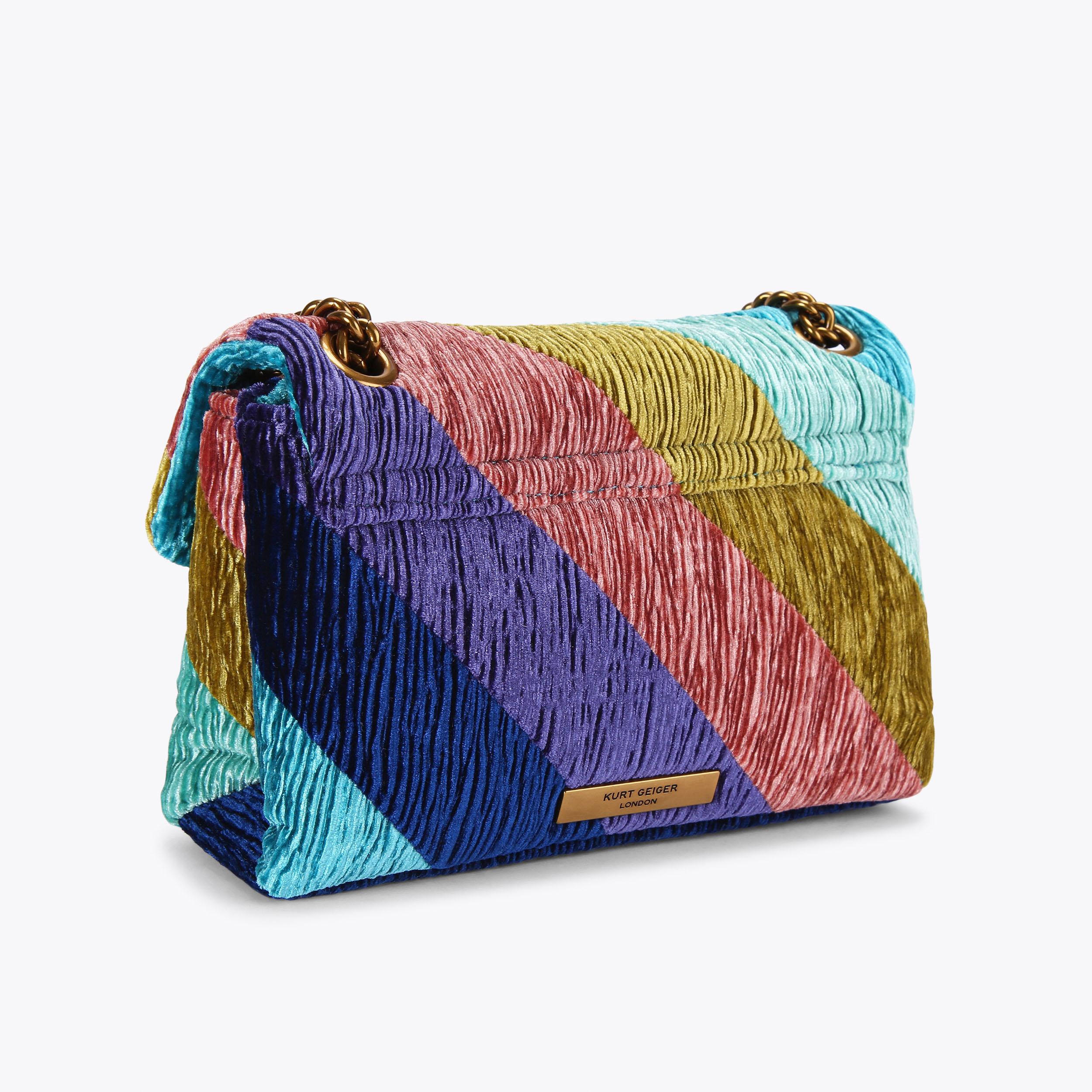 Mini Velvet Kensington Bag