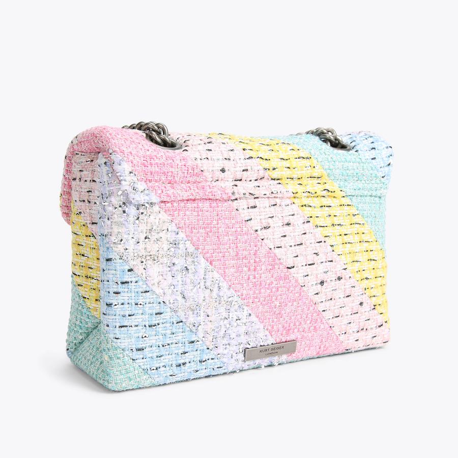 ケイウッド TWEED KENSINGTON BAG Tweed Cross Body Bag by KURT GEIGER LONDON