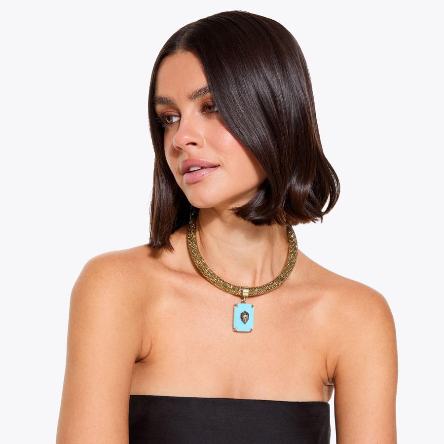 CRYSTAL ROPE NECKLACE CRYSTAL ROPE NECKLACE by KURT GEIGER LONDON
