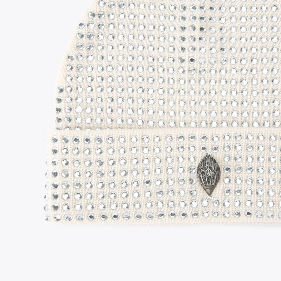 CRYSTAL EAGLE BEANIE Bone Crystal Beanie Hat by KURT GEIGER  display picture 2
