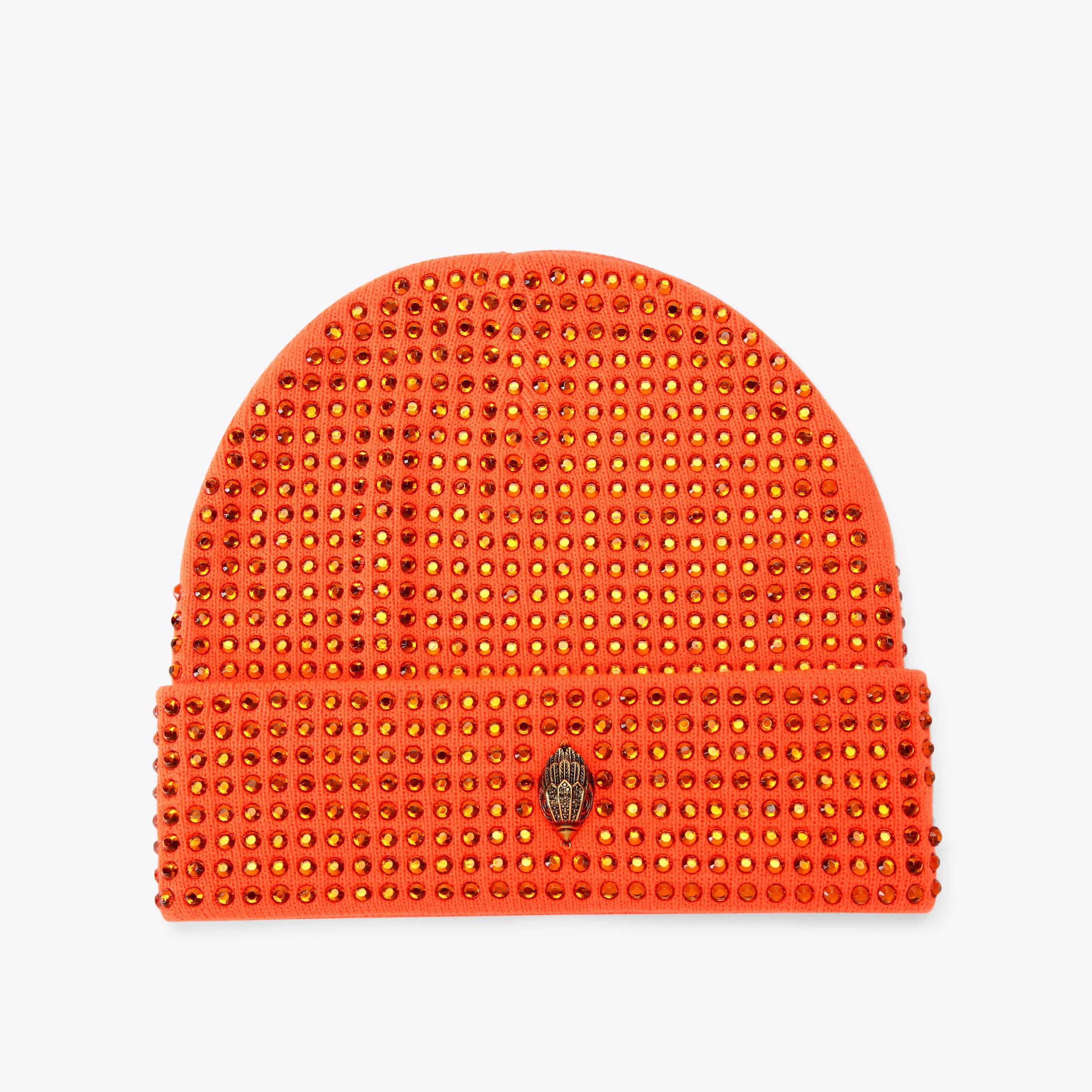 CRYSTAL EAGLE BEANIE Black Crystal Beanie Hat by KURT GEIGER
