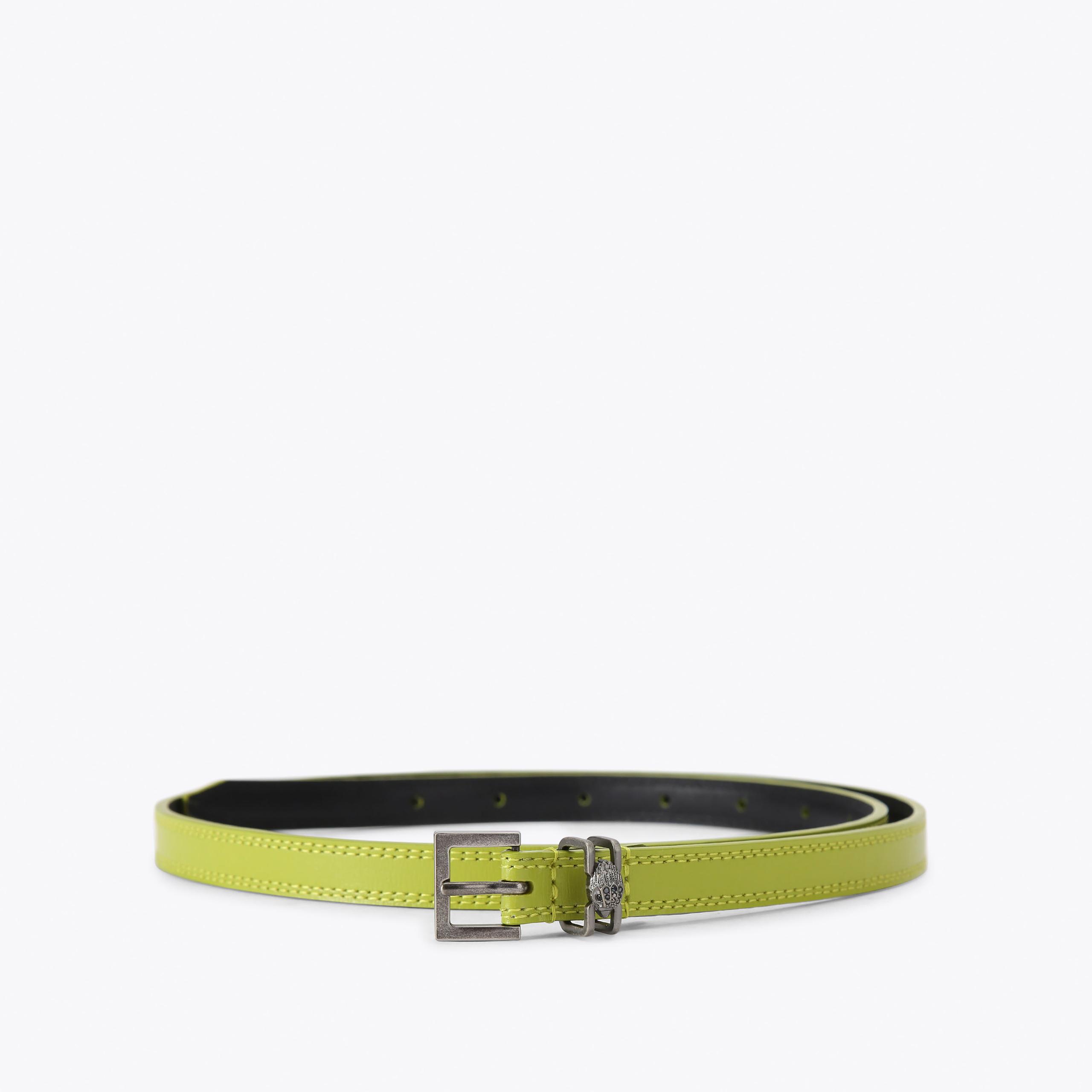 Green Leather Shoreditch Belt | Kurt Geiger