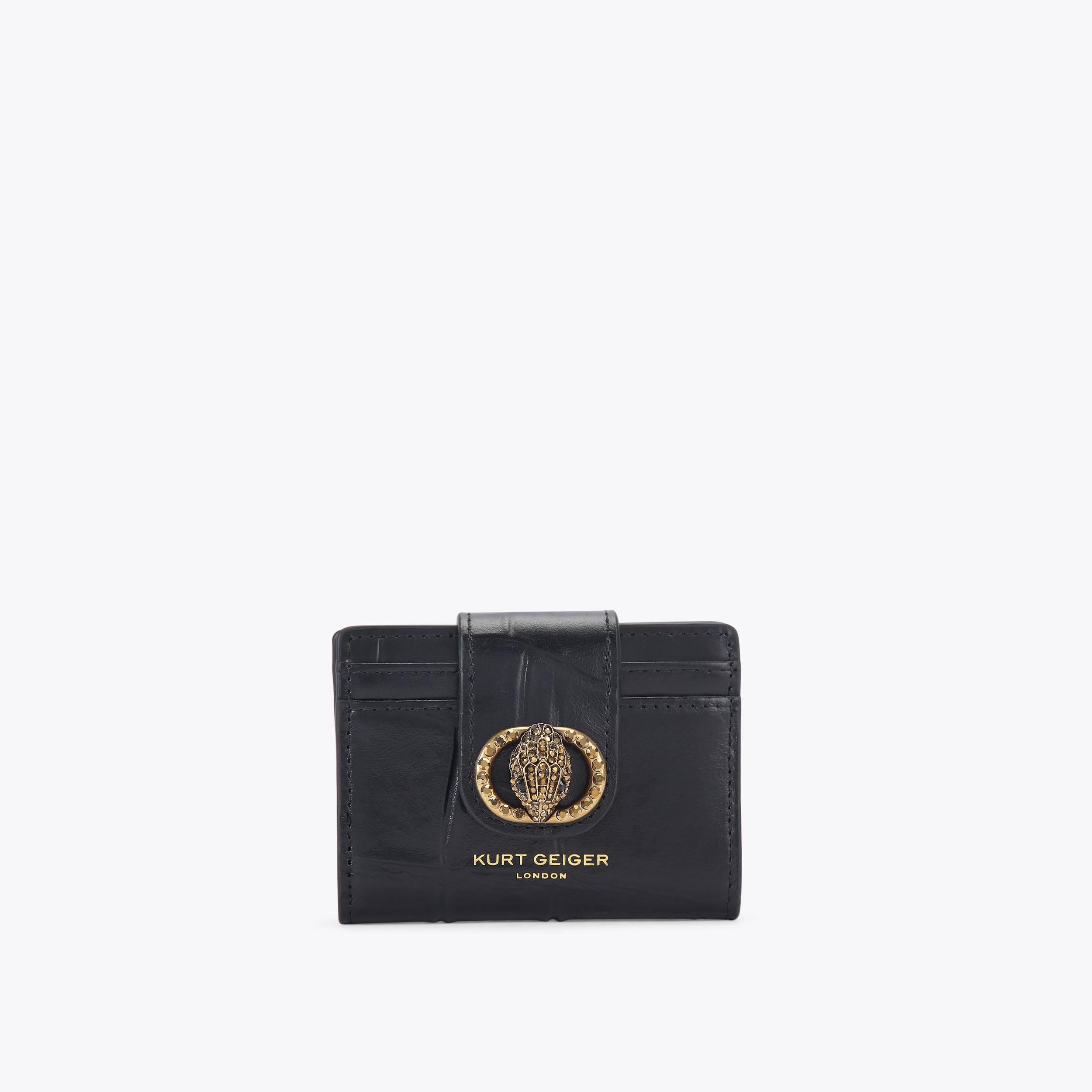 CHELSEA MULTI CARD Black Purse by KURT GEIGER LONDON