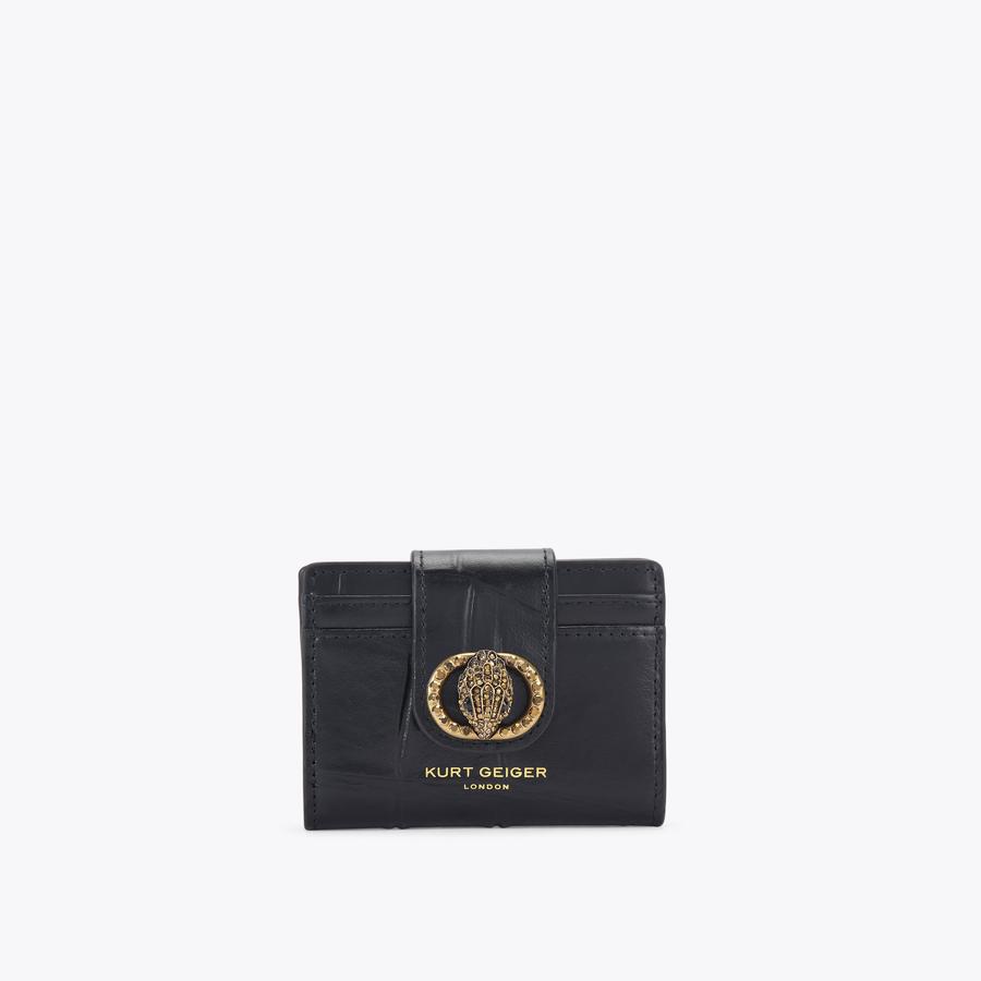 CHELSEA MULTI CARD Black Purse by KURT GEIGER LONDON