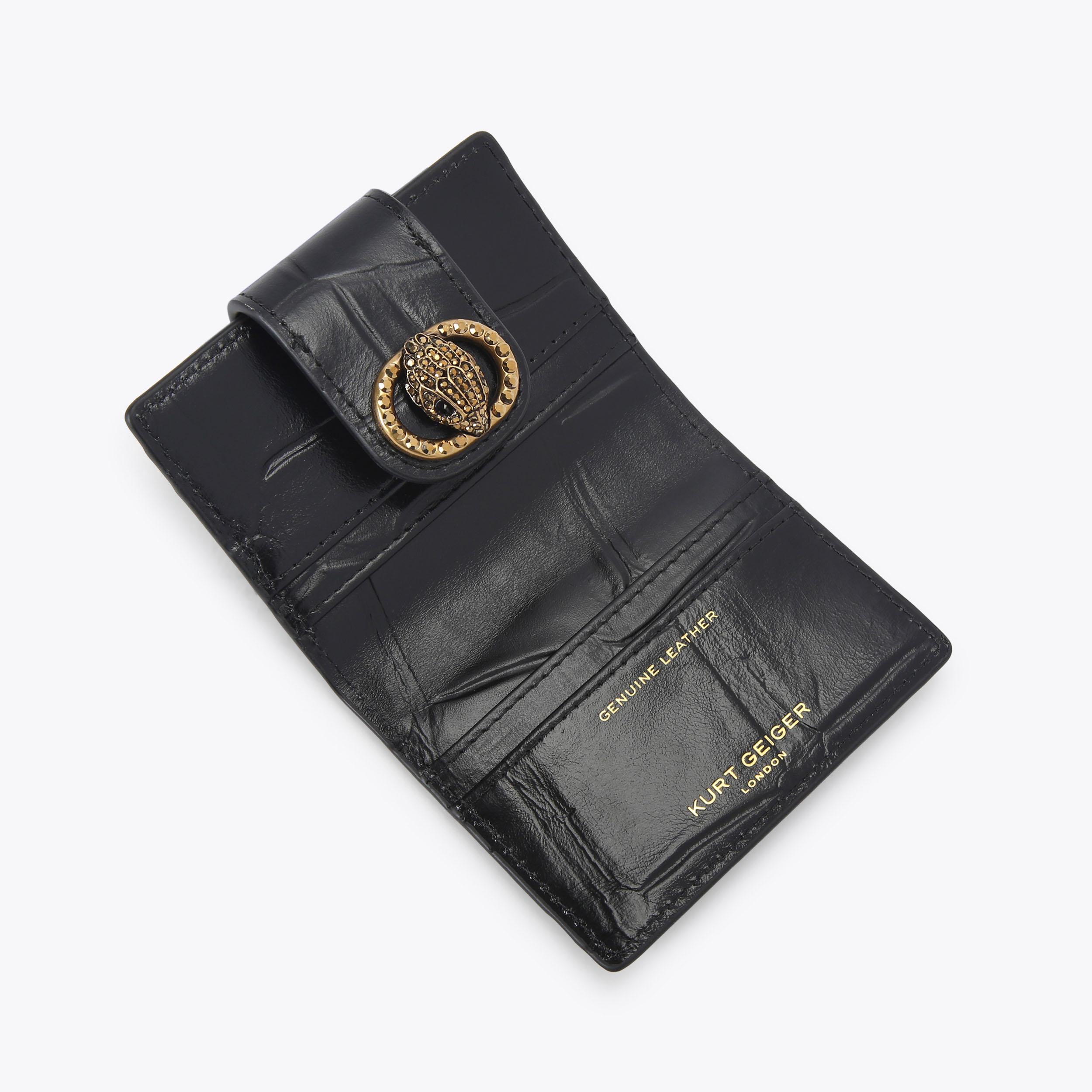 CHELSEA MULTI CARD Black Purse by KURT GEIGER LONDON