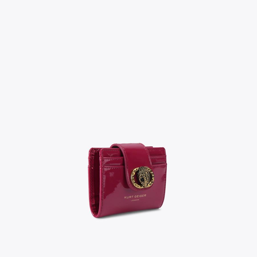 CHELSEA MULTI CARD Fuchsia Patent Purse by KURT GEIGER LONDON