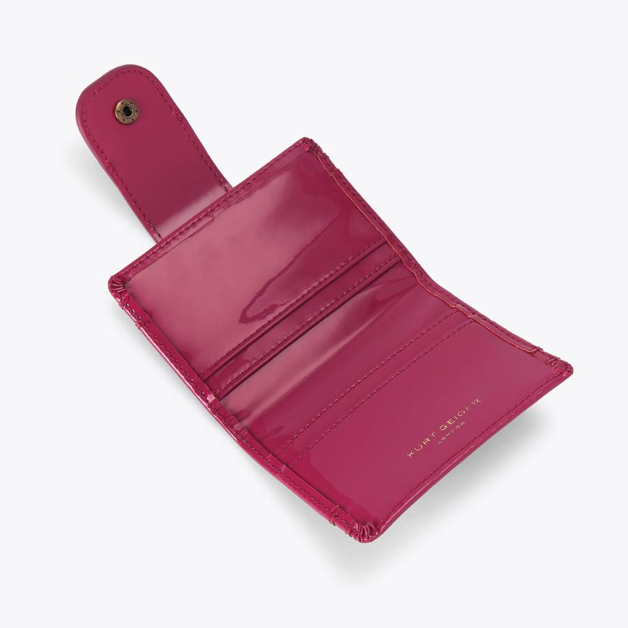 CHELSEA MULTI CARD Fuchsia Patent Purse by KURT GEIGER LONDON