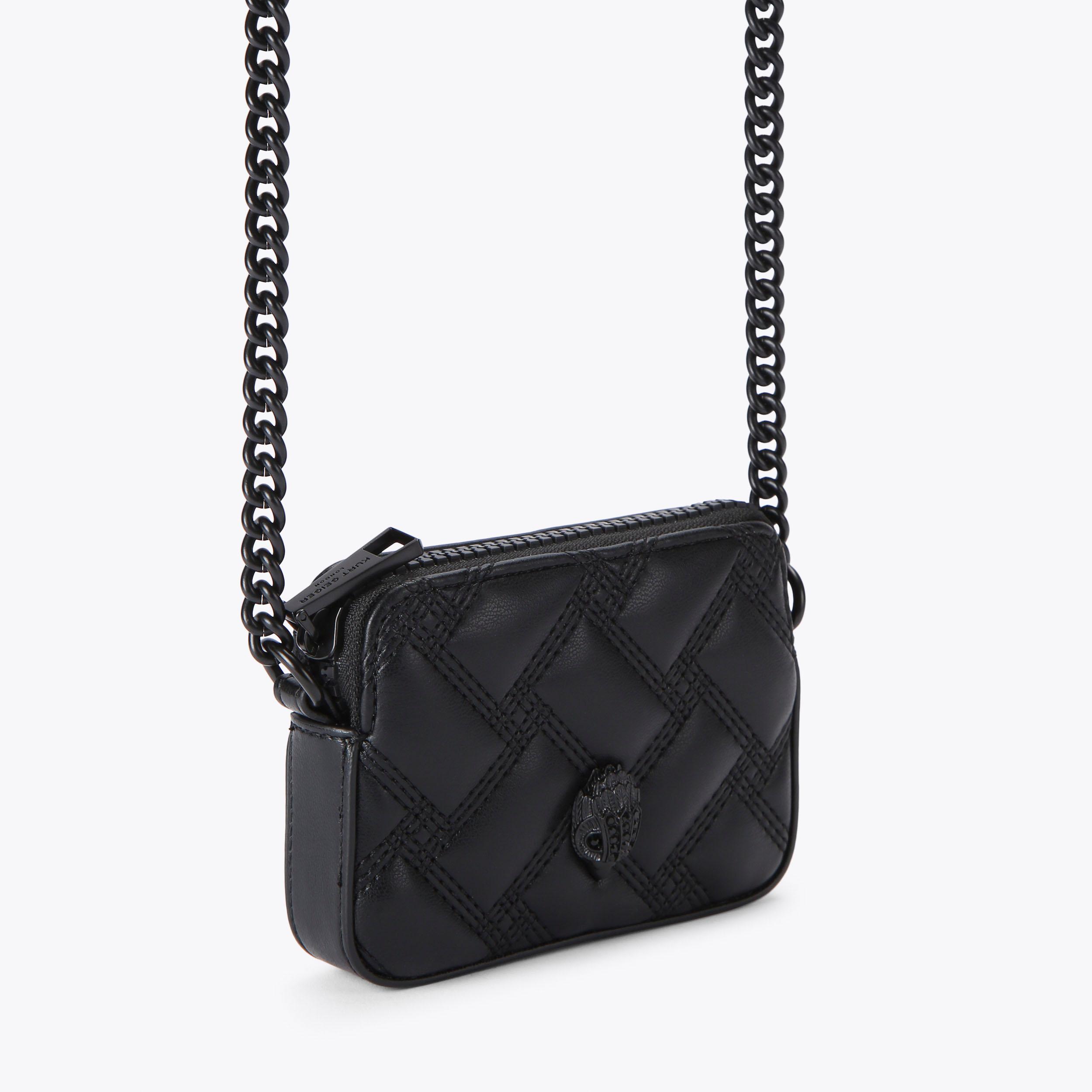 ●Fallett● micro chain bag black FA2303BG07BK Chanel micro mini bag on chain black - www.chanelvintage.net