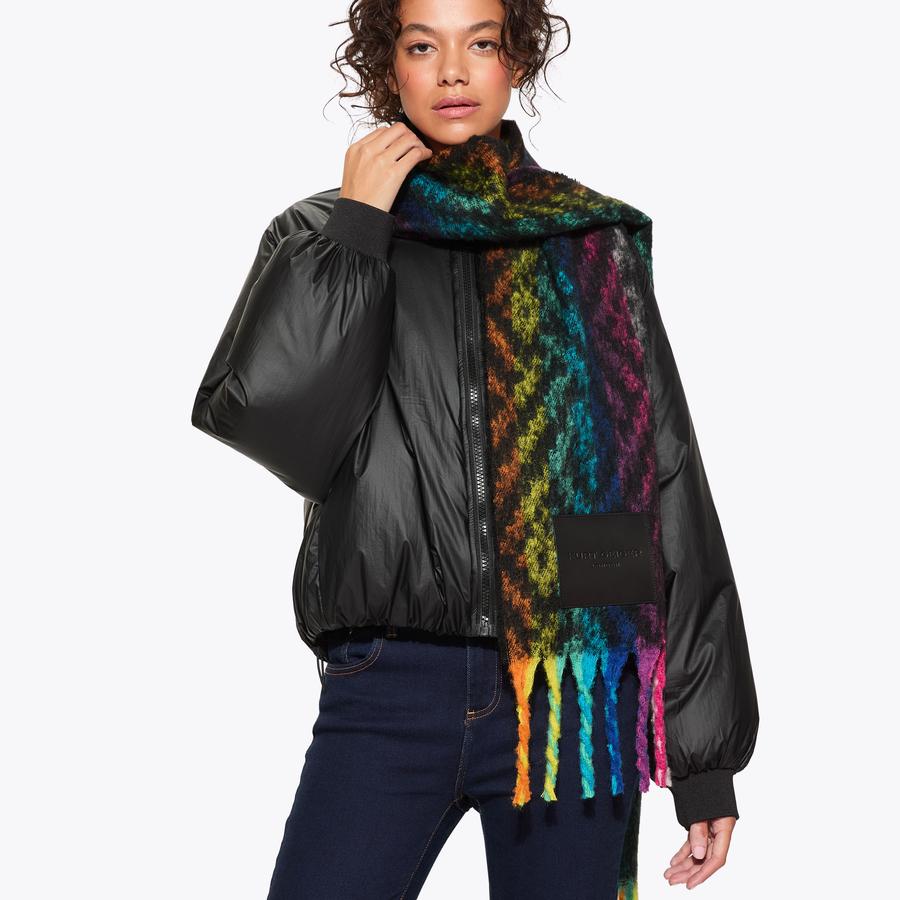 SM YANRDYE SCARF Dark Fabric Scarf by KURT GEIGER LONDON