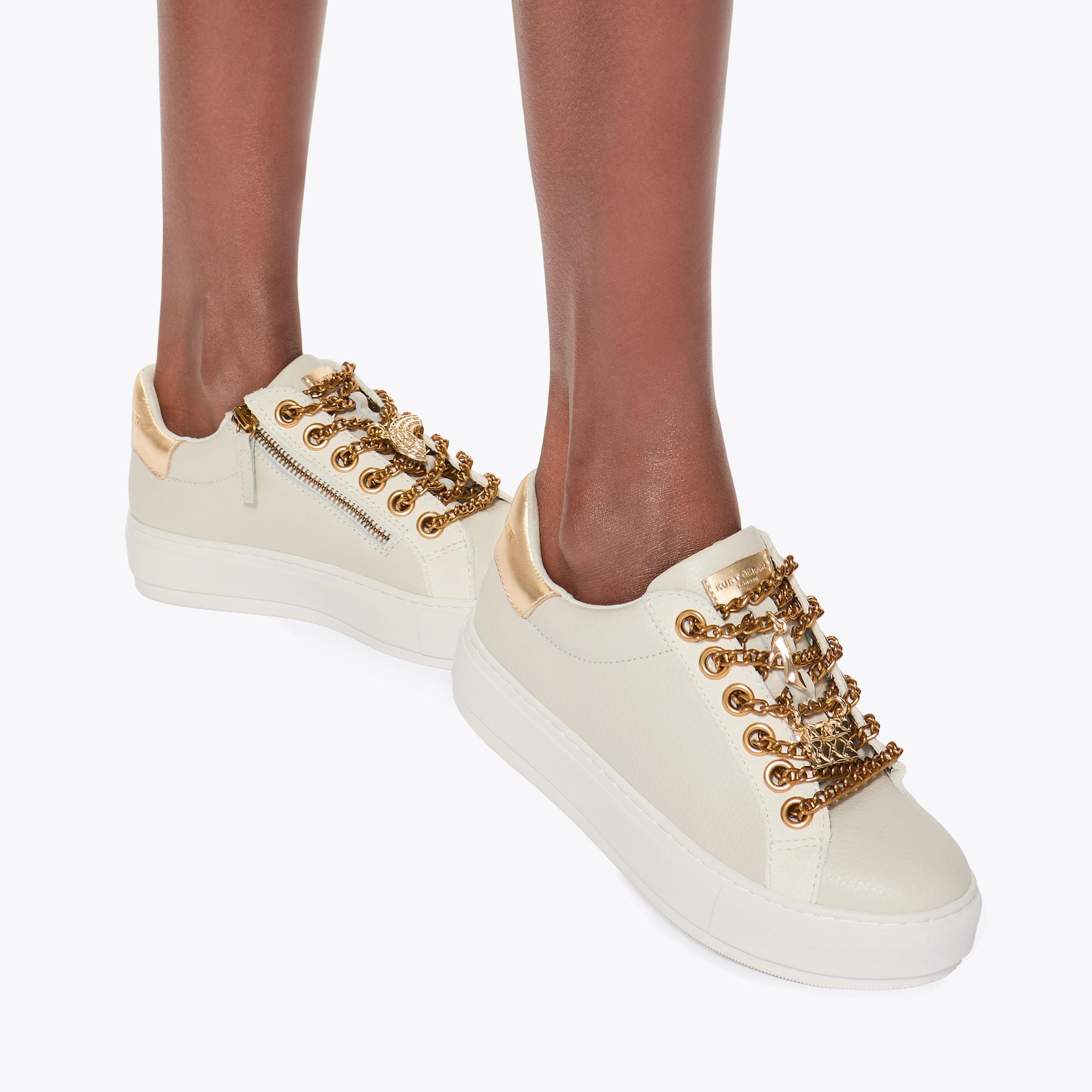 Laney Charm Lace Sneakers | Women's Designer Shoes | Kurt Geiger