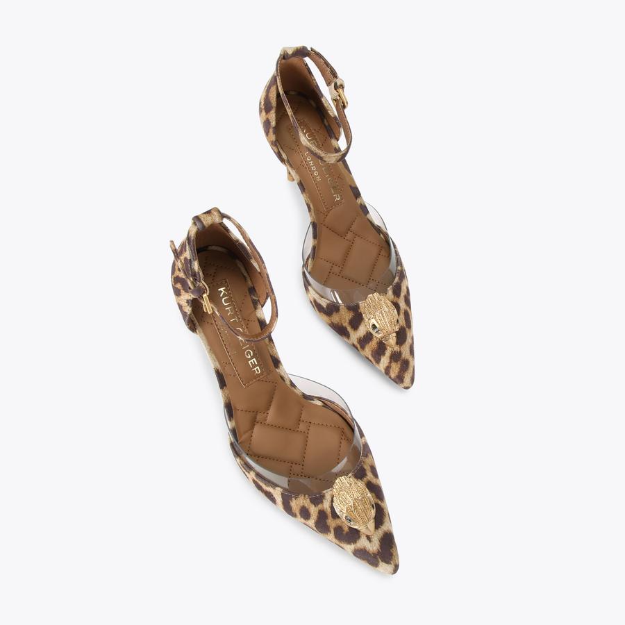 LondonPostページ BELGRAVIA VINYL HIGH Leopard Print Vinyl High Heel by KURT
