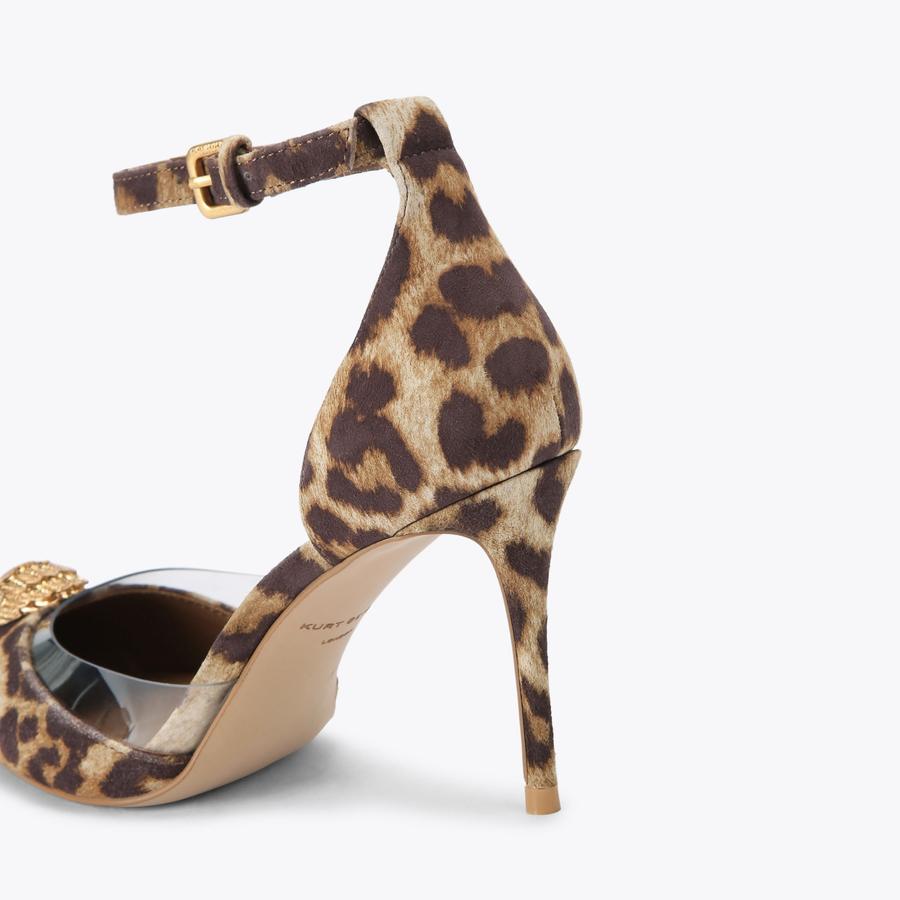 BELGRAVIA VINYL HIGH Leopard Print Vinyl High Heel by KURT
