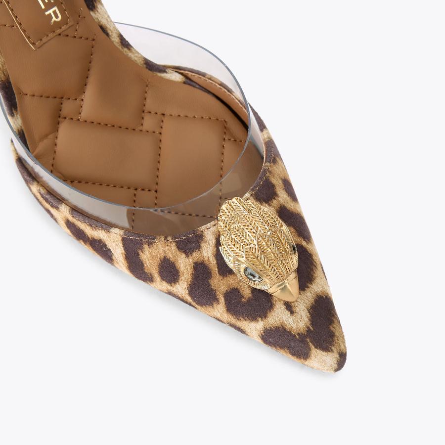 BELGRAVIA VINYL HIGH Leopard Print Vinyl High Heel by KURT