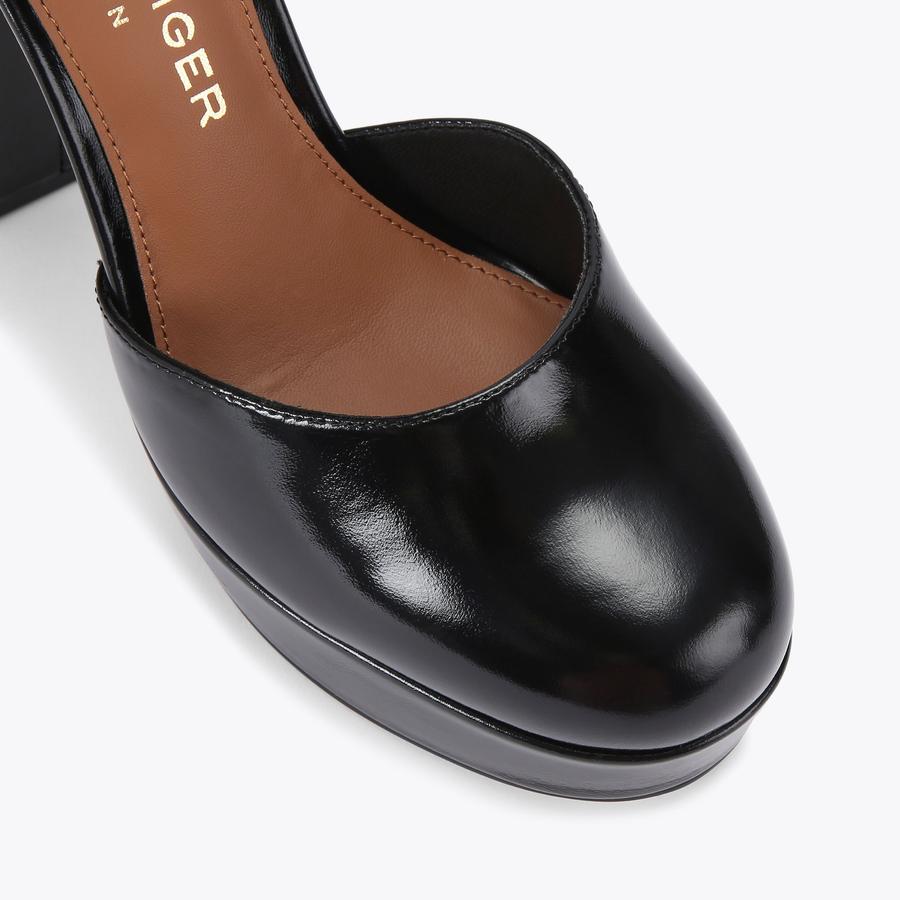 Kurt geiger shops black court shoes