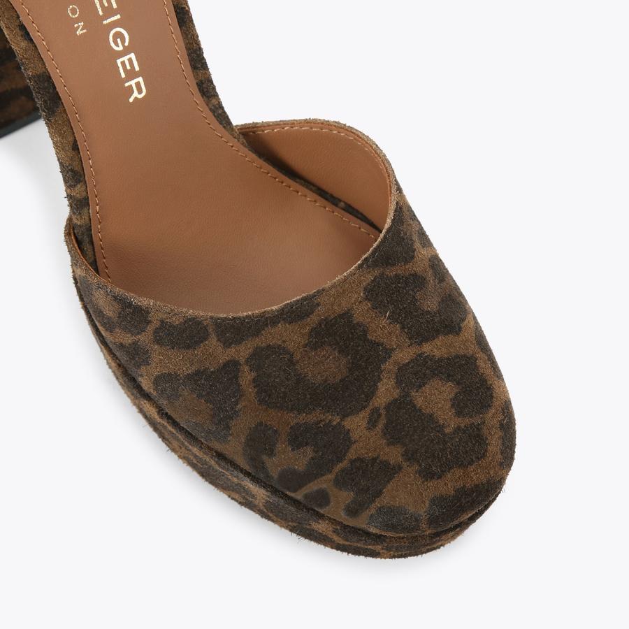 ブルマリン　レザー　ヒョウ柄　スパンコール Minuette Leather Crossbody | Phlox Pink Melbourne | BRAHMIN