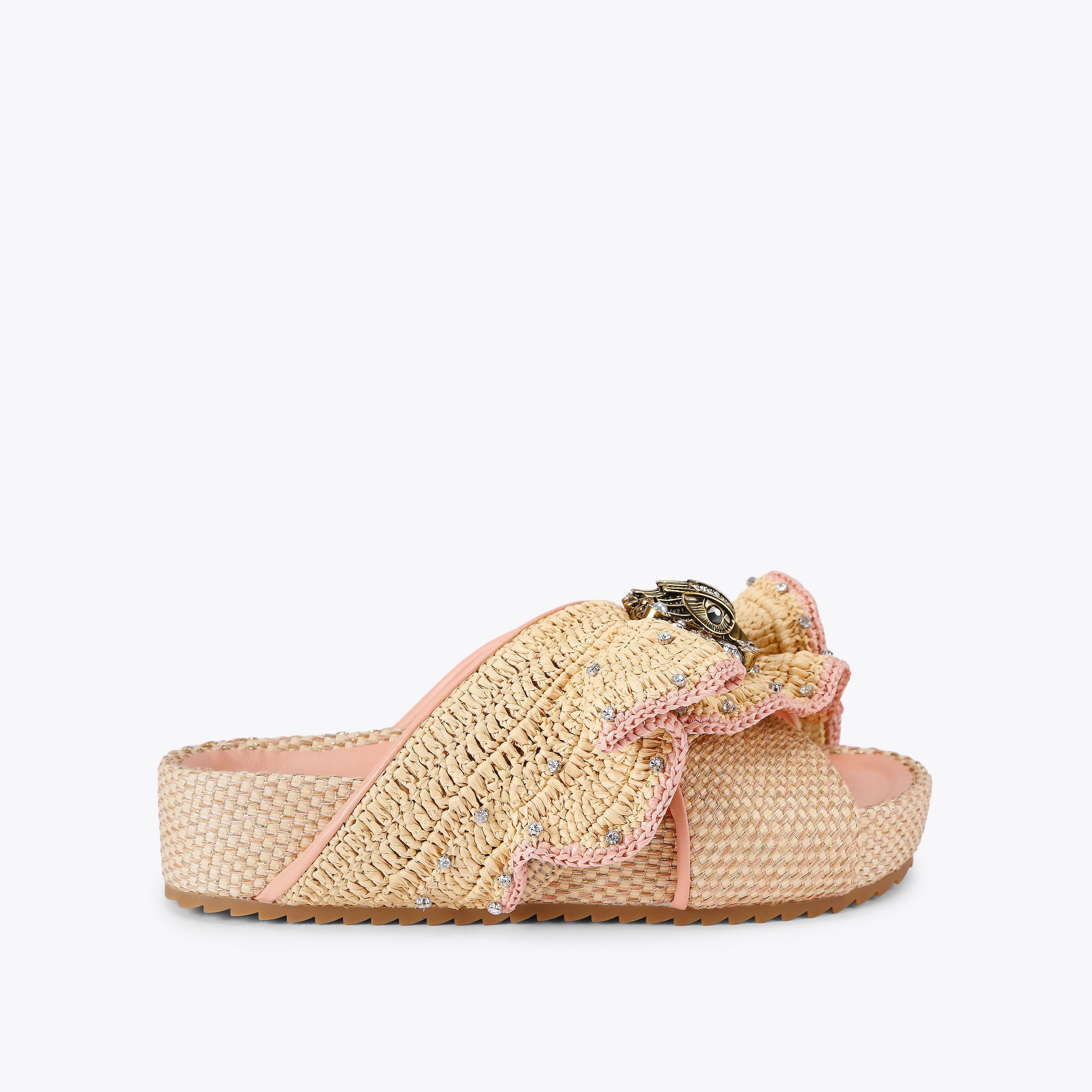 Chelsea Cross Strap Platform Sandals | Kurt Geiger