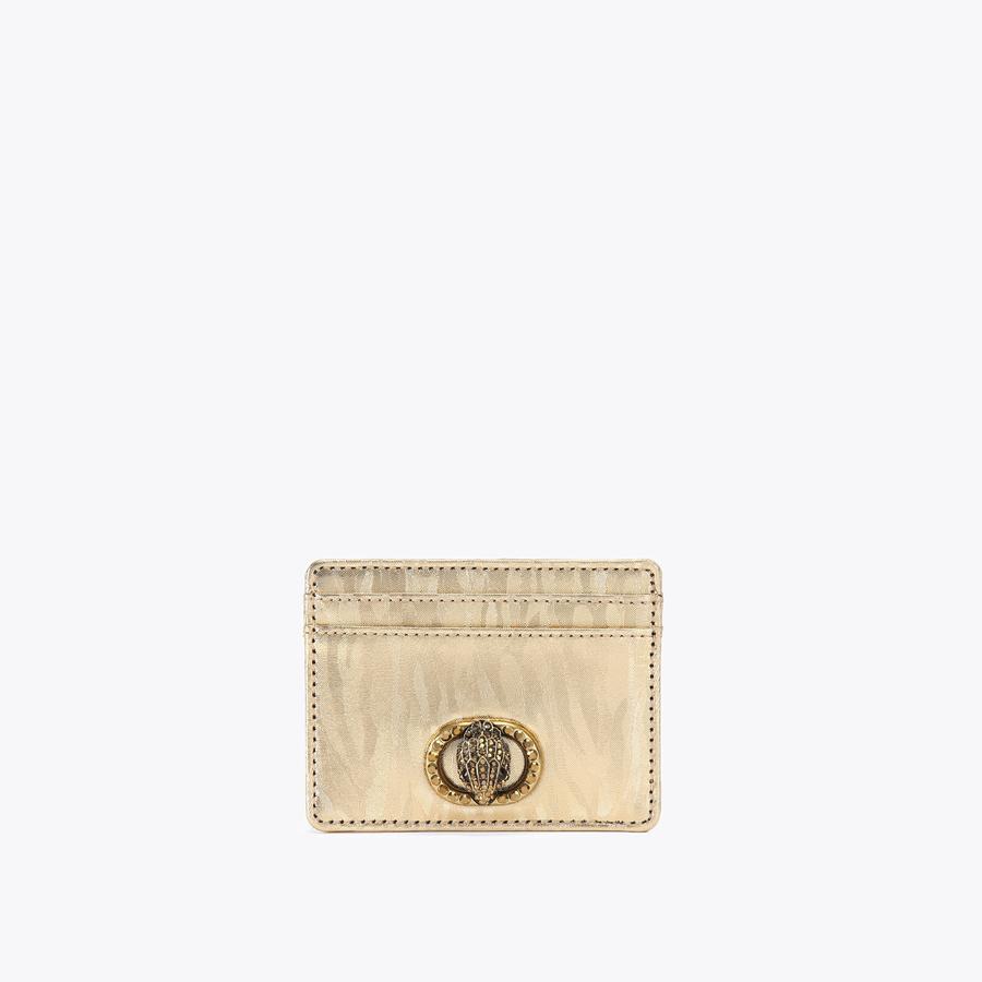 Chelsea Card Holder Gold Combination | Kurt Geiger