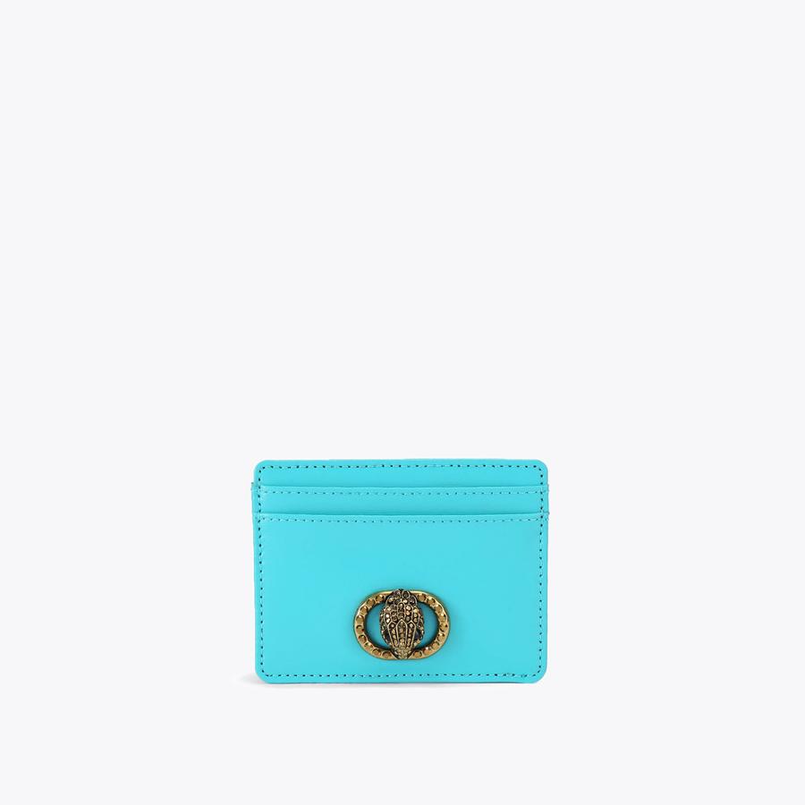 CHELSEA CARD HOLDER Turquoise Card Holder by KURT GEIGER LONDON