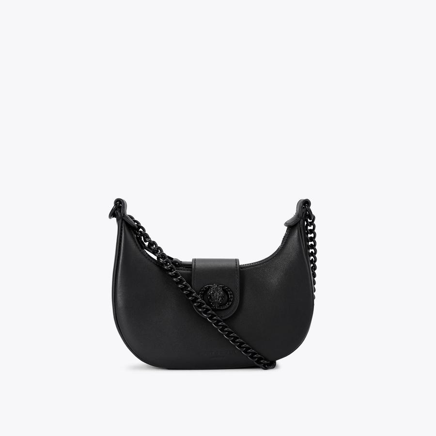 CHELSEA SM HOBO XBODY DR Black Cross Body Purse by KURT