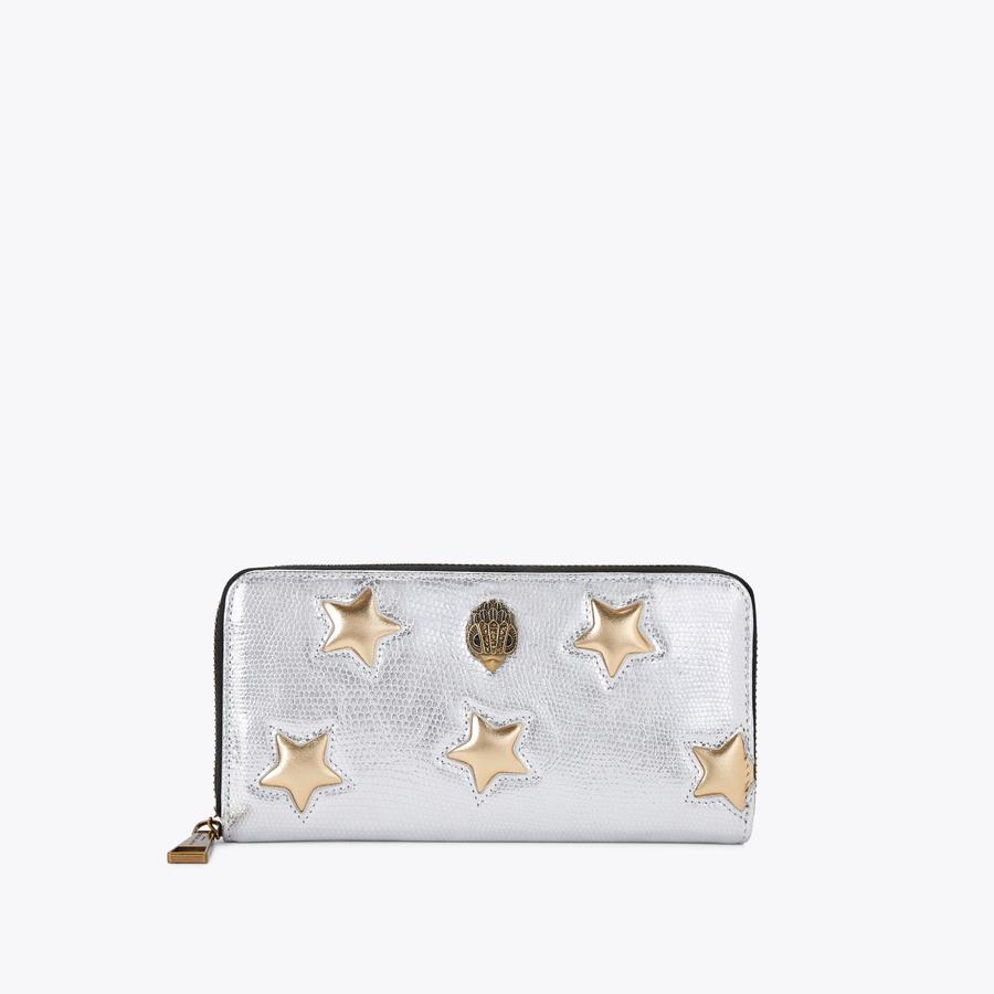 売れ筋がひ贈り物！ STAR ZIPAROUND KENSINGTON Silver by Purse Around Zip Star 小物