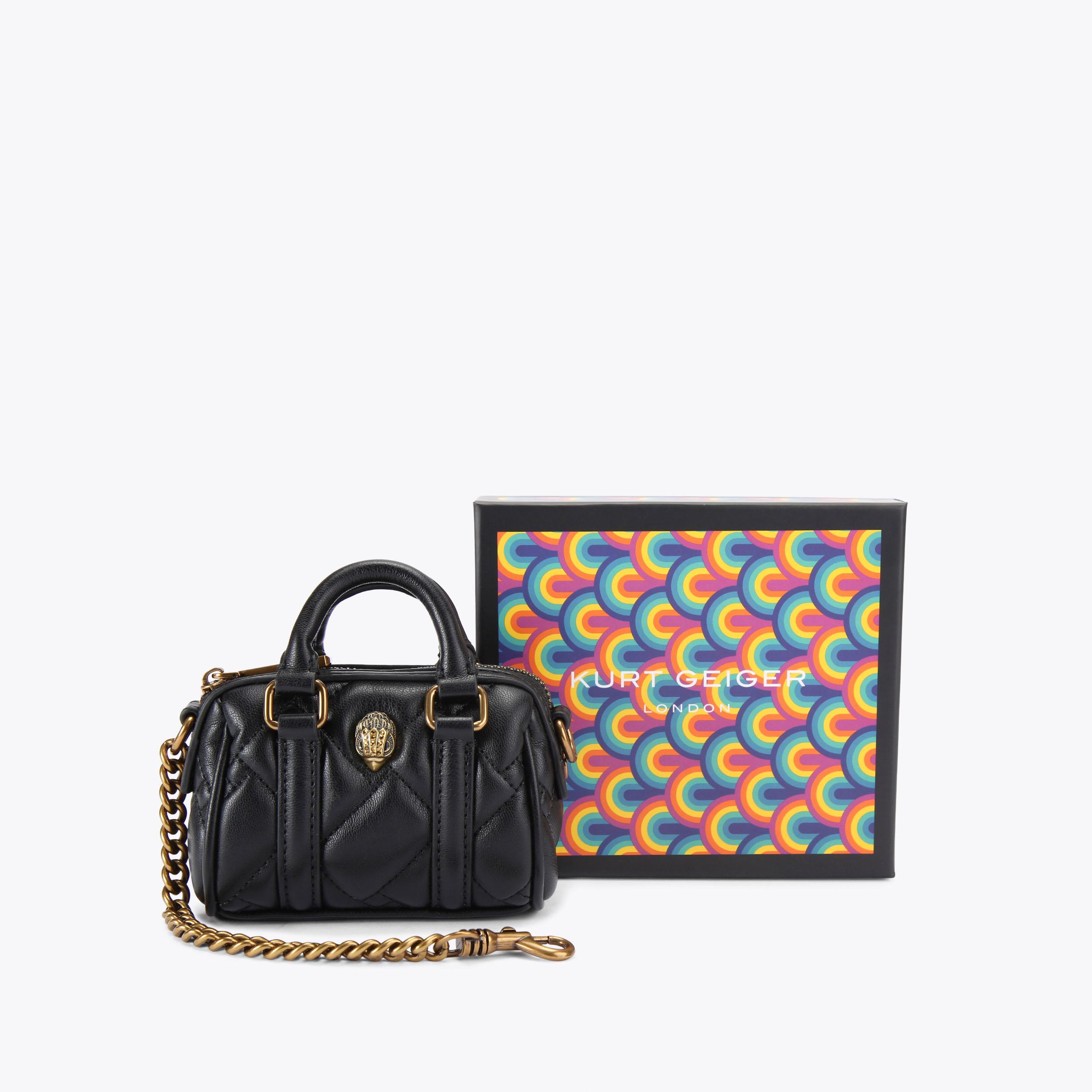 KENSINGTON BOSTON CHARM Gold Micro Purse by KURT GEIGER LONDON KENSINGTON BOSTON CHARM Gold Micro Purse by KURT GEIGER LONDON