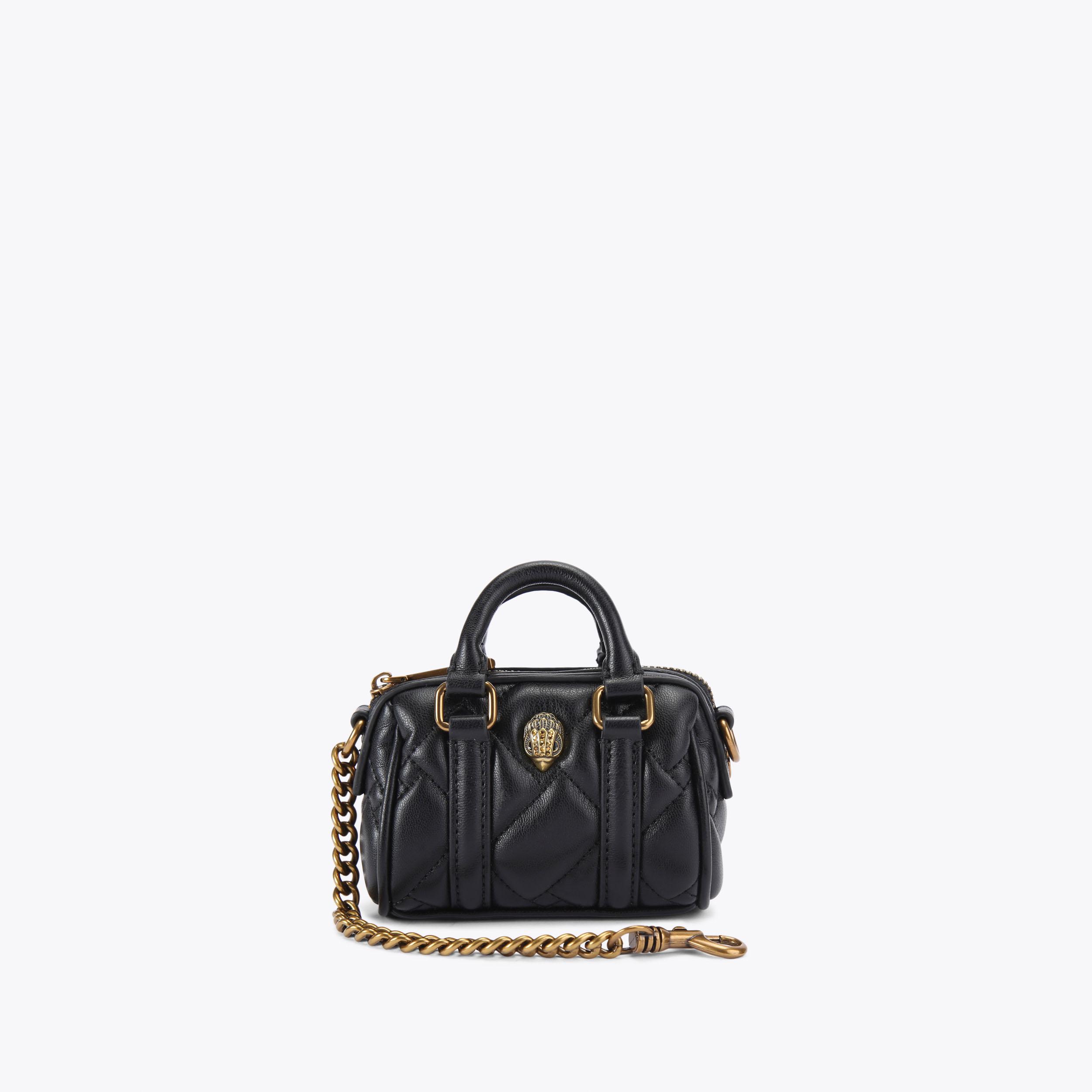 KENSINGTON BOSTON CHARM Black Micro Boston Purse by KURT