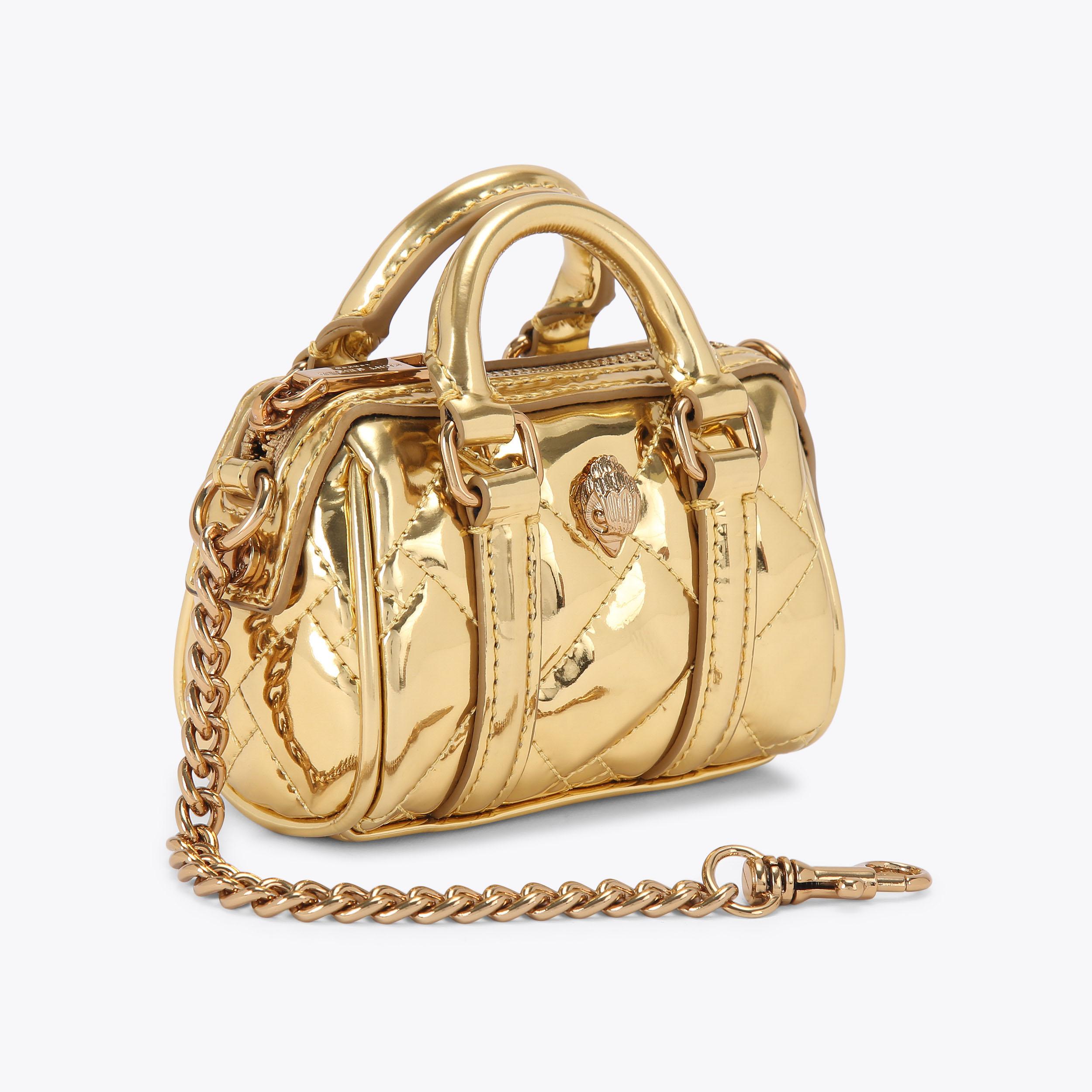 KENSINGTON BOSTON CHARM Gold Micro Purse by KURT GEIGER LONDON