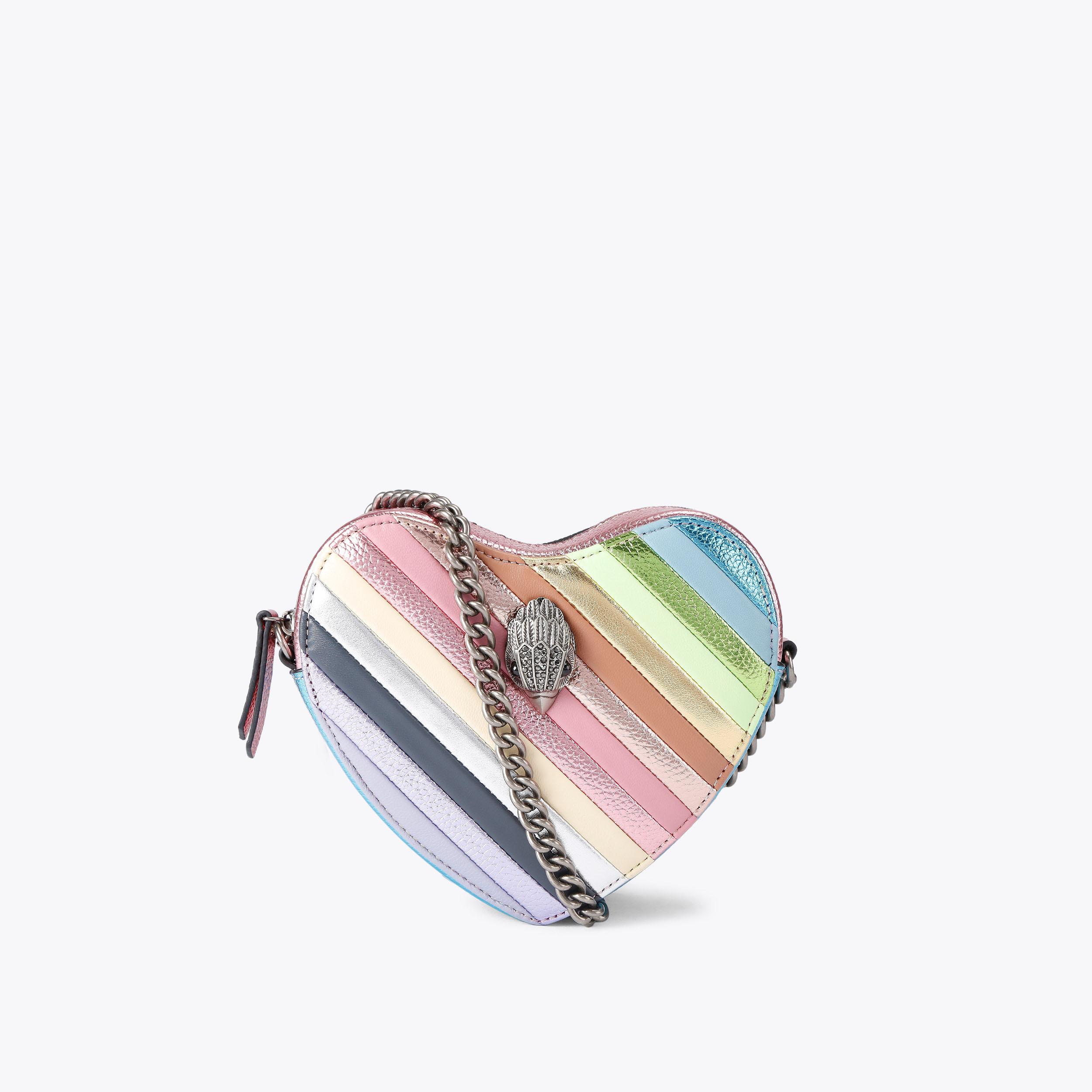 KENSINGTON HEART X BODY Pastel Metallic Heart Purse by KURT GEIGER