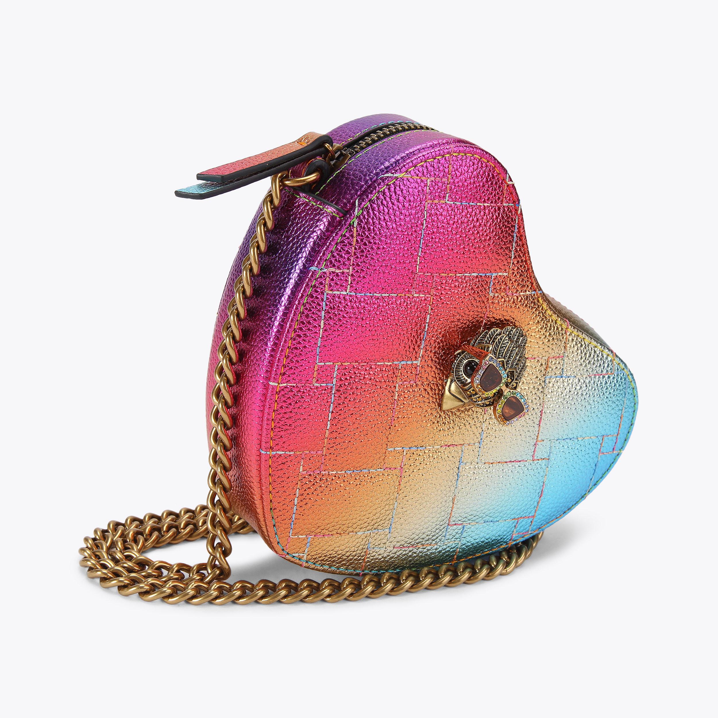 Kensington Heart Leather Crossbody Bag | Kurt Geiger