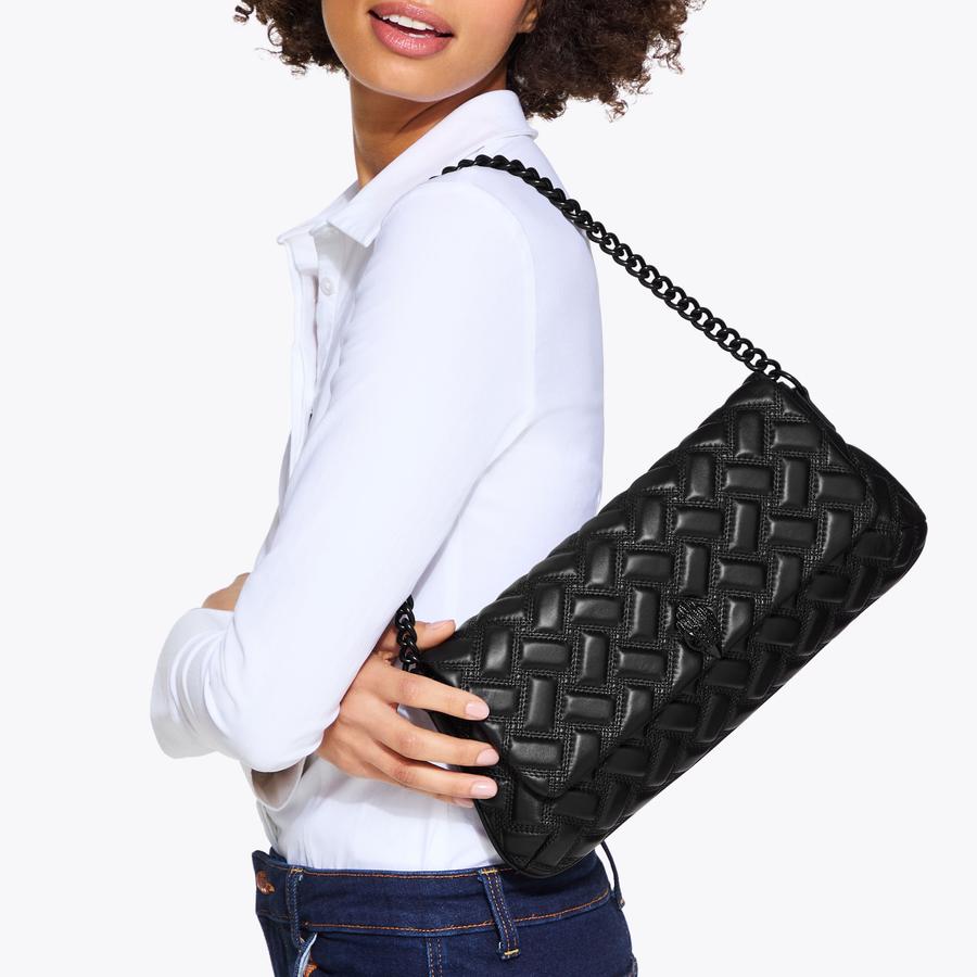 Long Leather Kensington Drench Bag