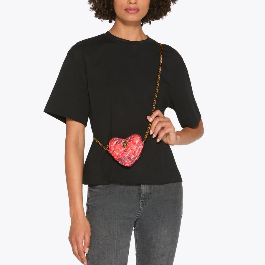 Micro Heart Cross Body Bag