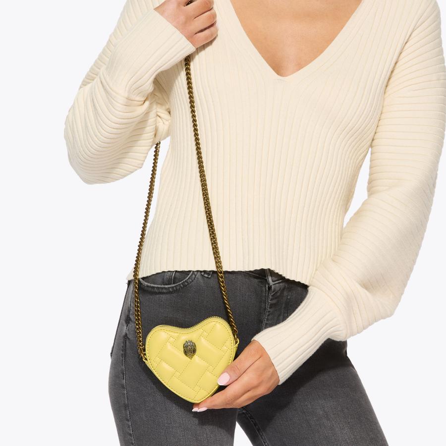 Micro Heart Cross Body Bag
