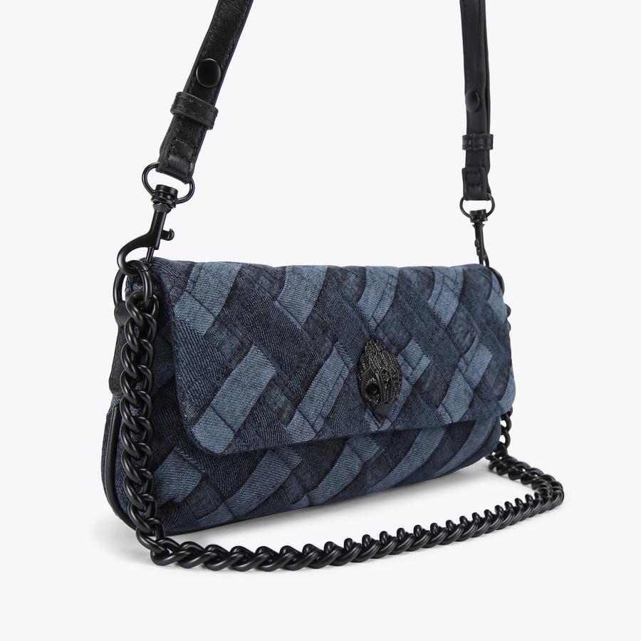 [CKJ] Logo Denim Crossover Strap Shoulder Bag ★大人気★ CKJ] Logo Denim Crossover Strap Shoulder Bag ☆大人気☆