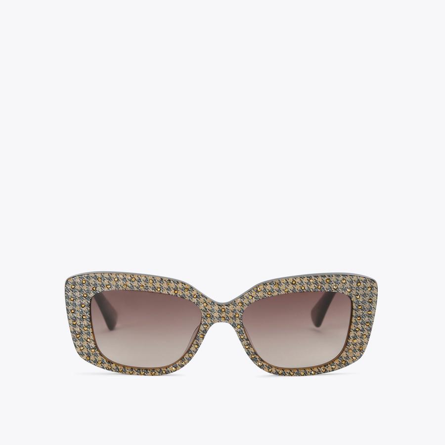 Shoreditch Gem Rectangle Sunglasses