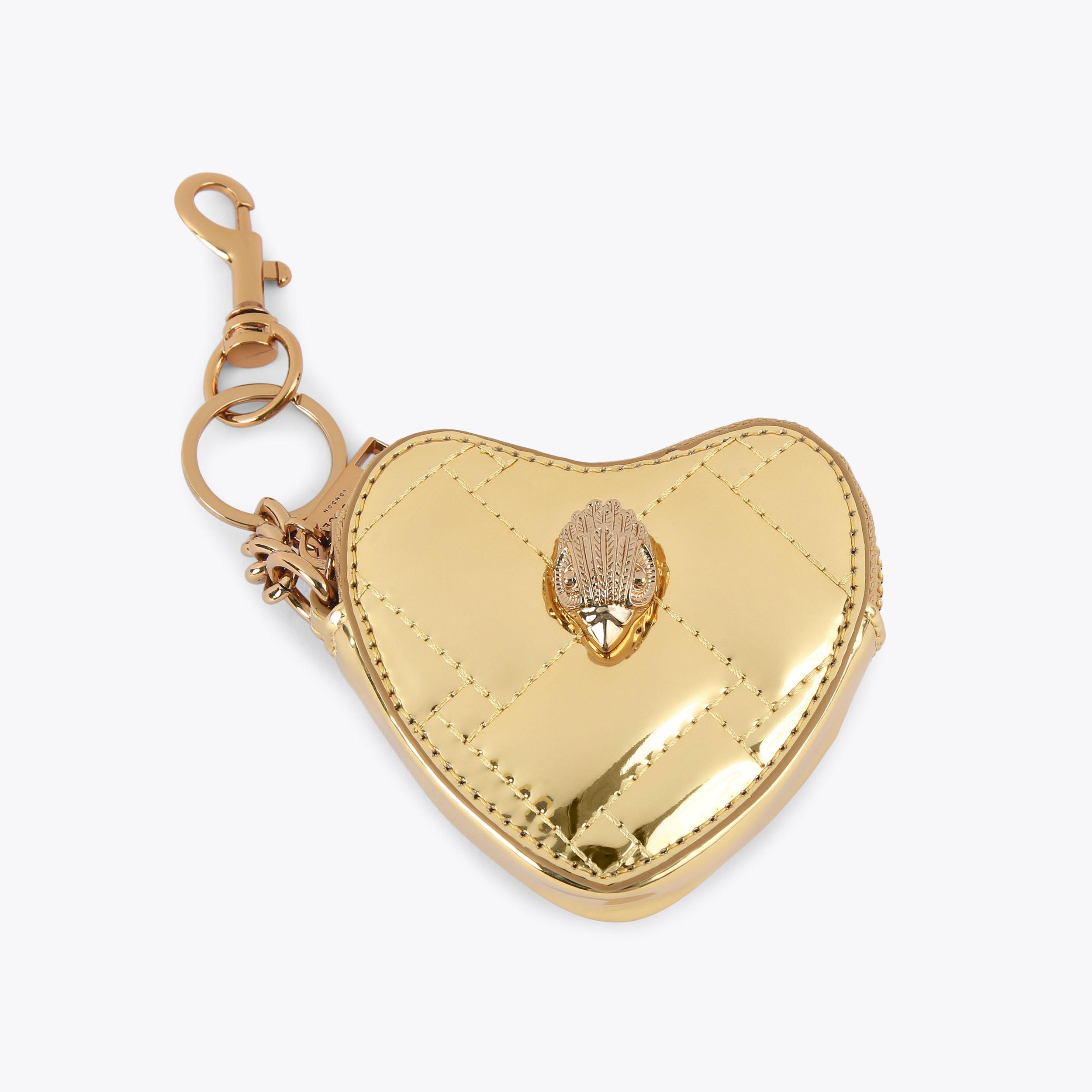Orefice 「ティナ」ハート　チャーム K18YGゴールド×ダイ0.09ct kensington-heart-charm-gold-