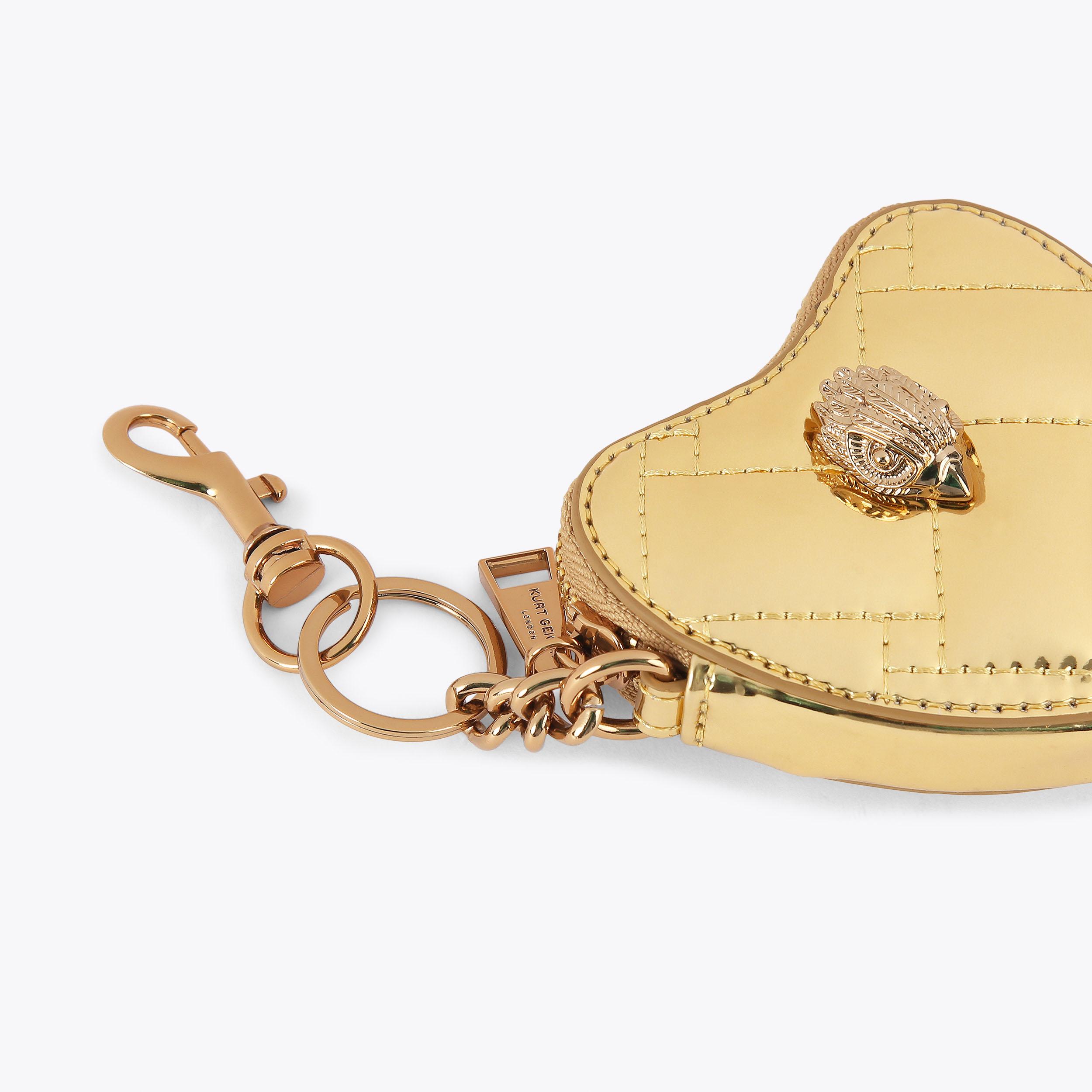 Kurt geiger yellow store hearts wallet