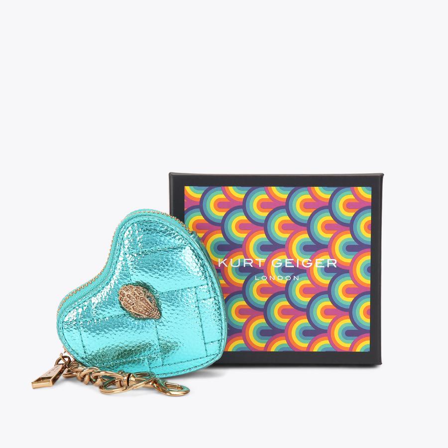 KENSINGTON HEART CHARM Metallic Green Heart Charm by KURT