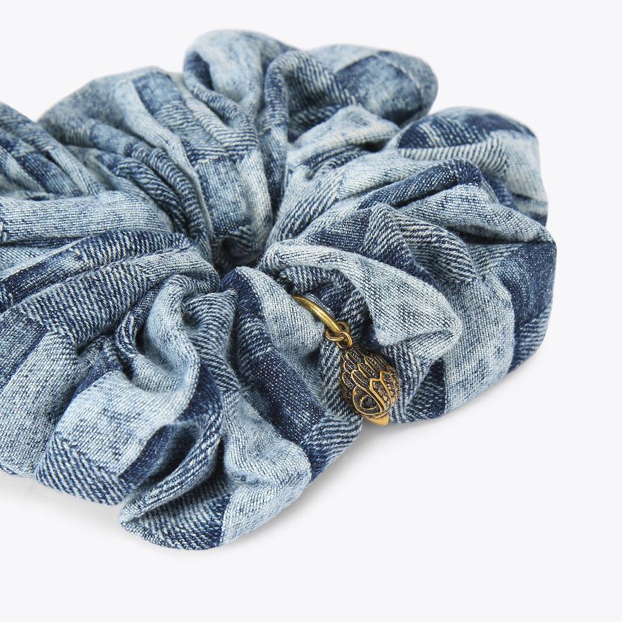 DENIM MINI SCRUNCHIE DENIM DENIM MINI SCRUNCHIE DENIM