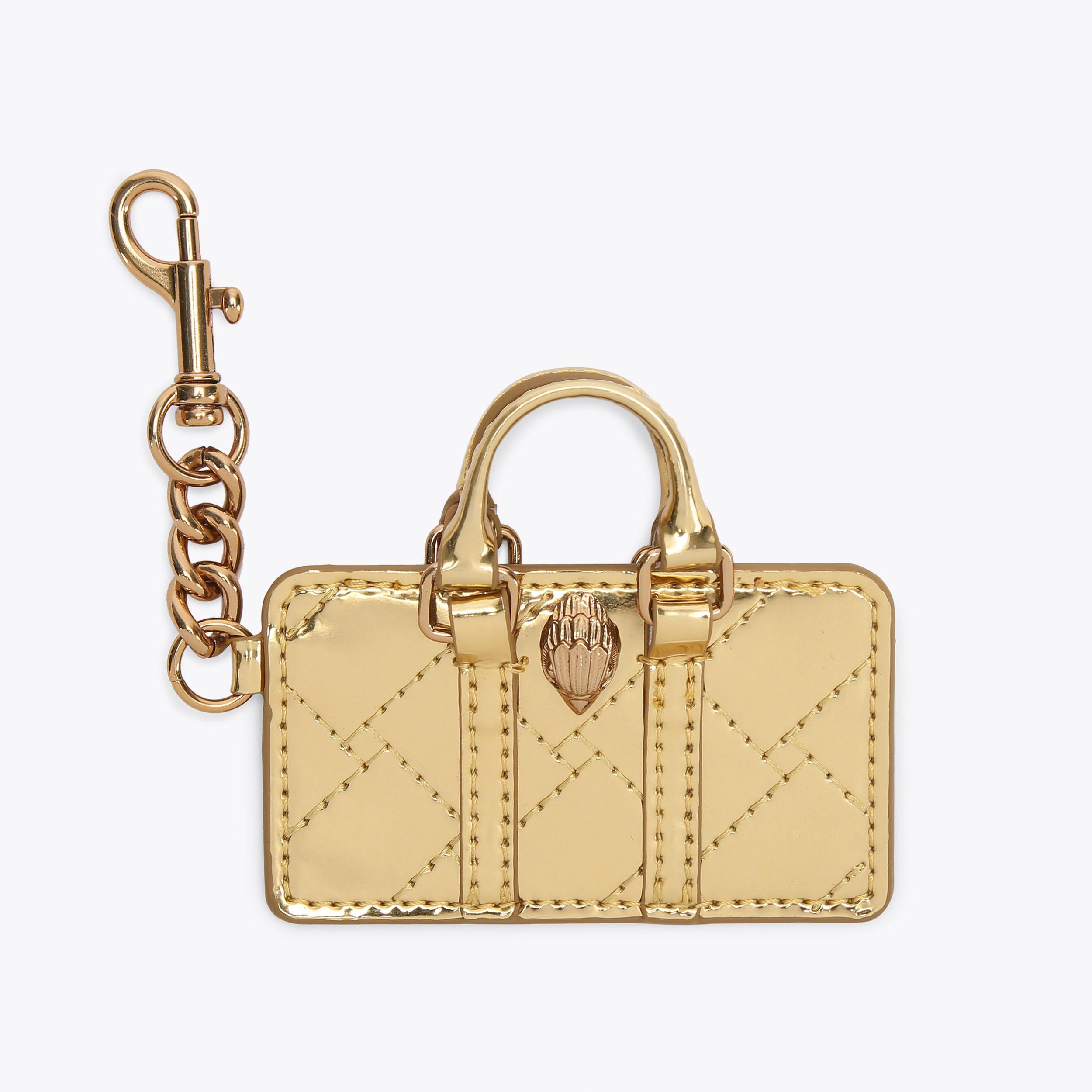 BOSTON CHARM KEYRING Gold Boston Keyring by KURT GEIGER LONDON