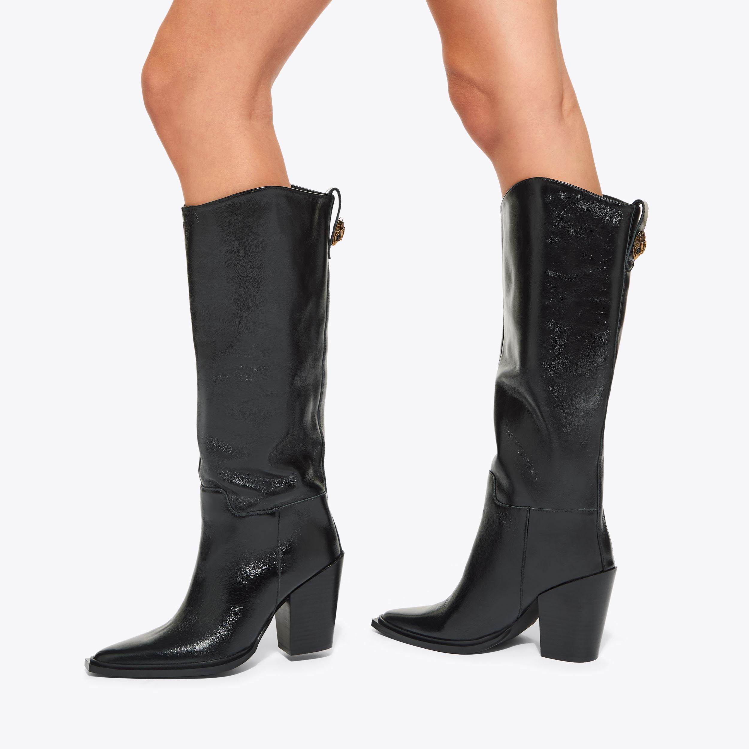 Billy Western Knee High Boots | Genuine Leathers | Kurt Geiger