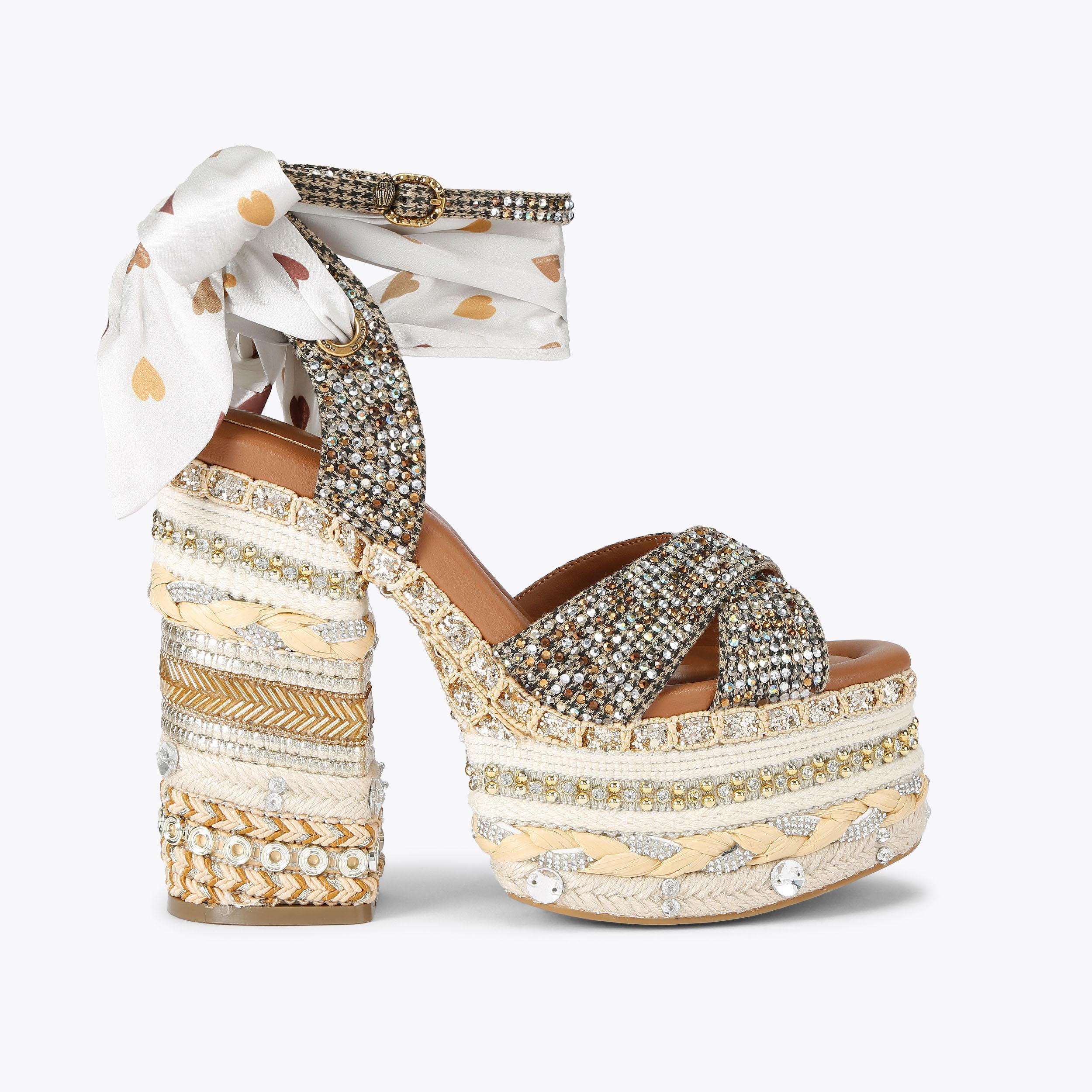 Chelsea Scarf Platform Heel