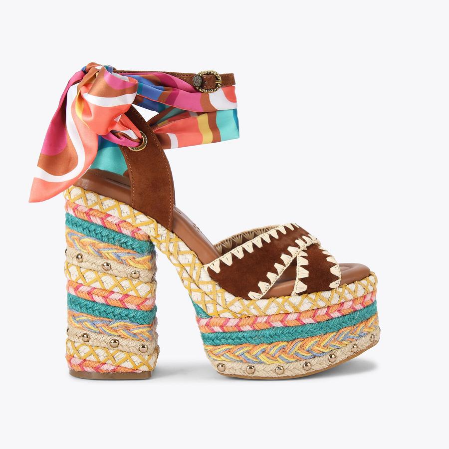 Chelsea Scarf Platform Heel